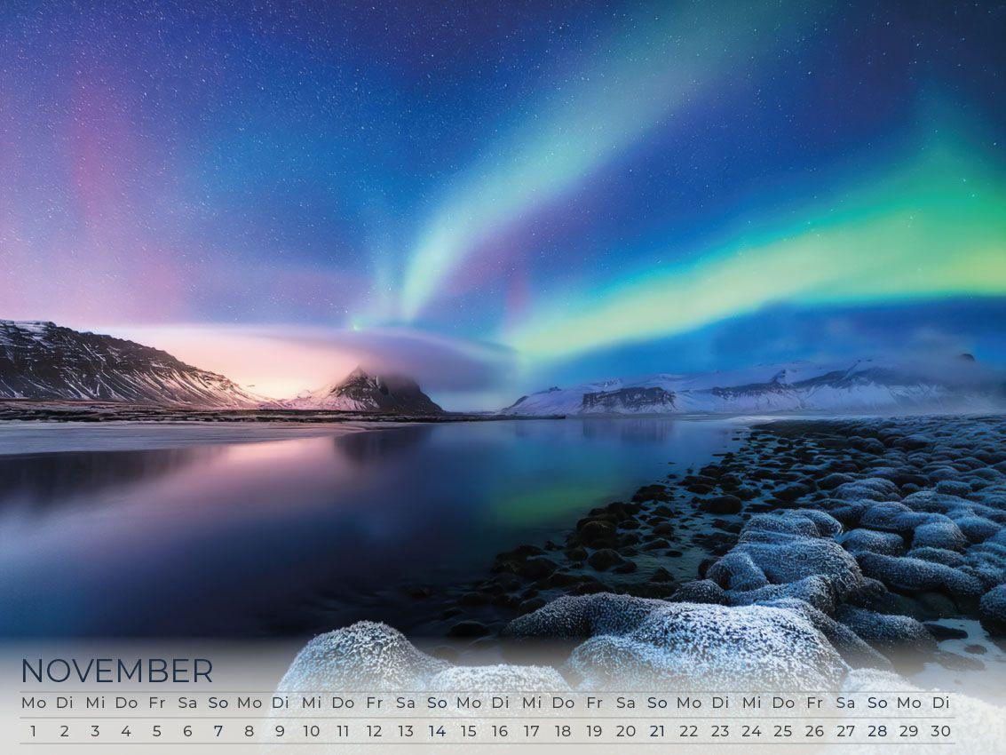 Beispielinhalt (Bild) Traum von Island Kalender 2027