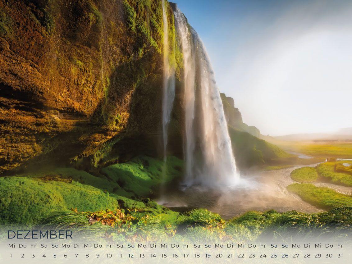 Beispielinhalt (Bild) Traum von Island Kalender 2027