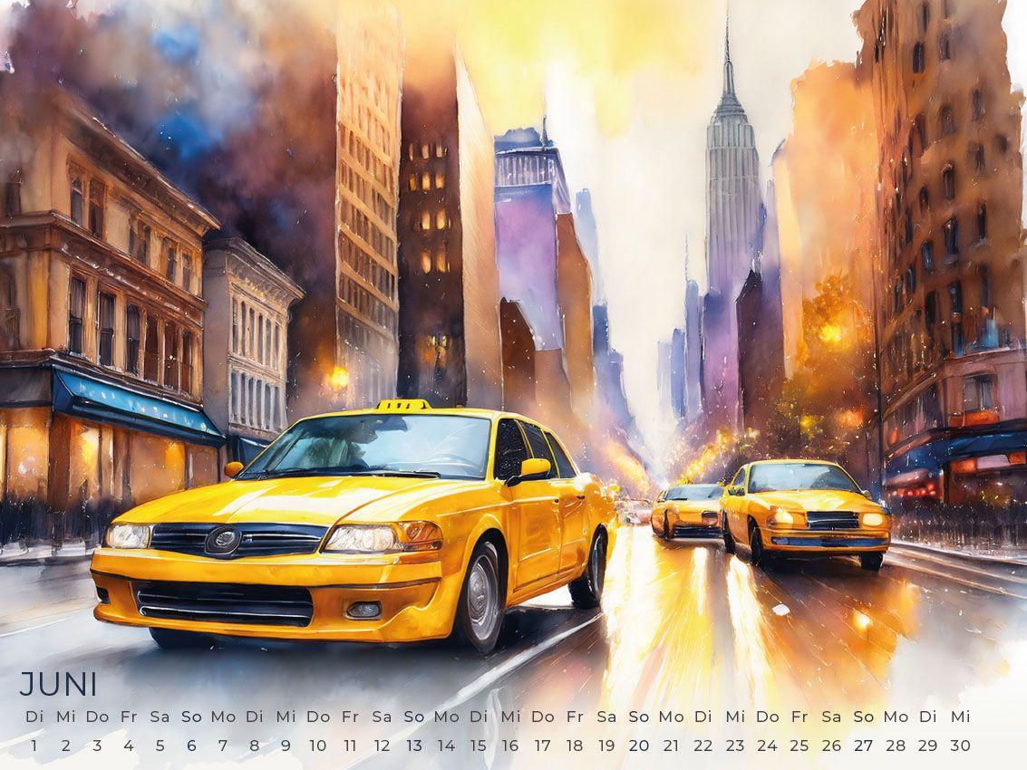 Beispielinhalt (Bild) New York Artwork Edition Kalender 2027