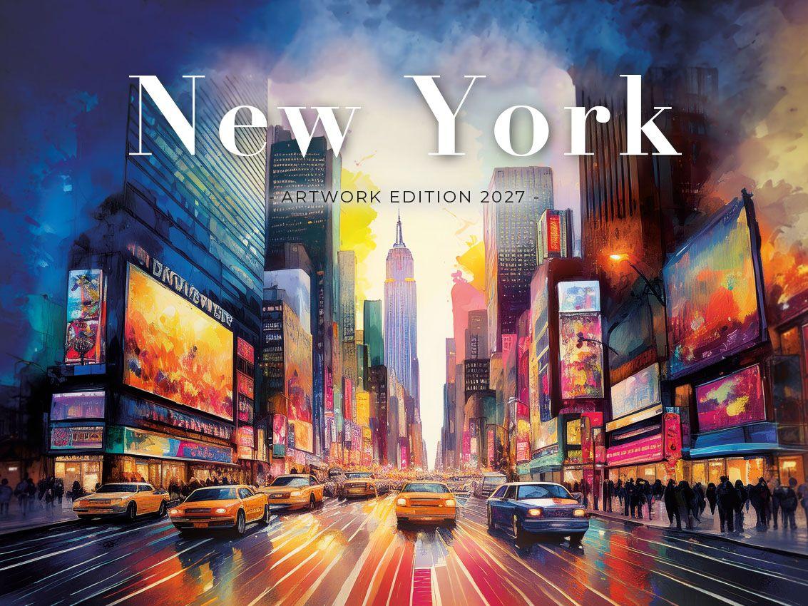 Vorderes Coverbild New York Artwork Edition Kalender 2027
