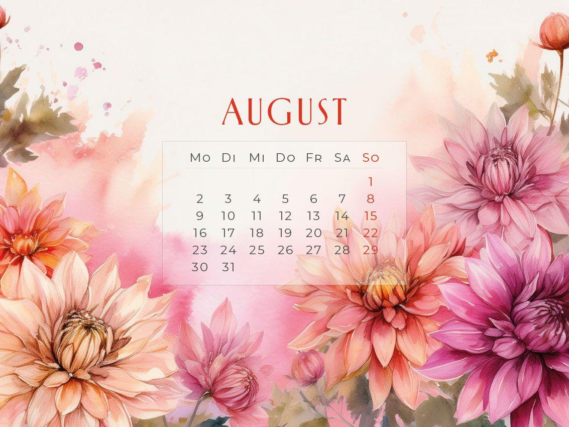 Beispielinhalt (Bild) Flowers - Ein Jahr in Blüte Kalender 2027