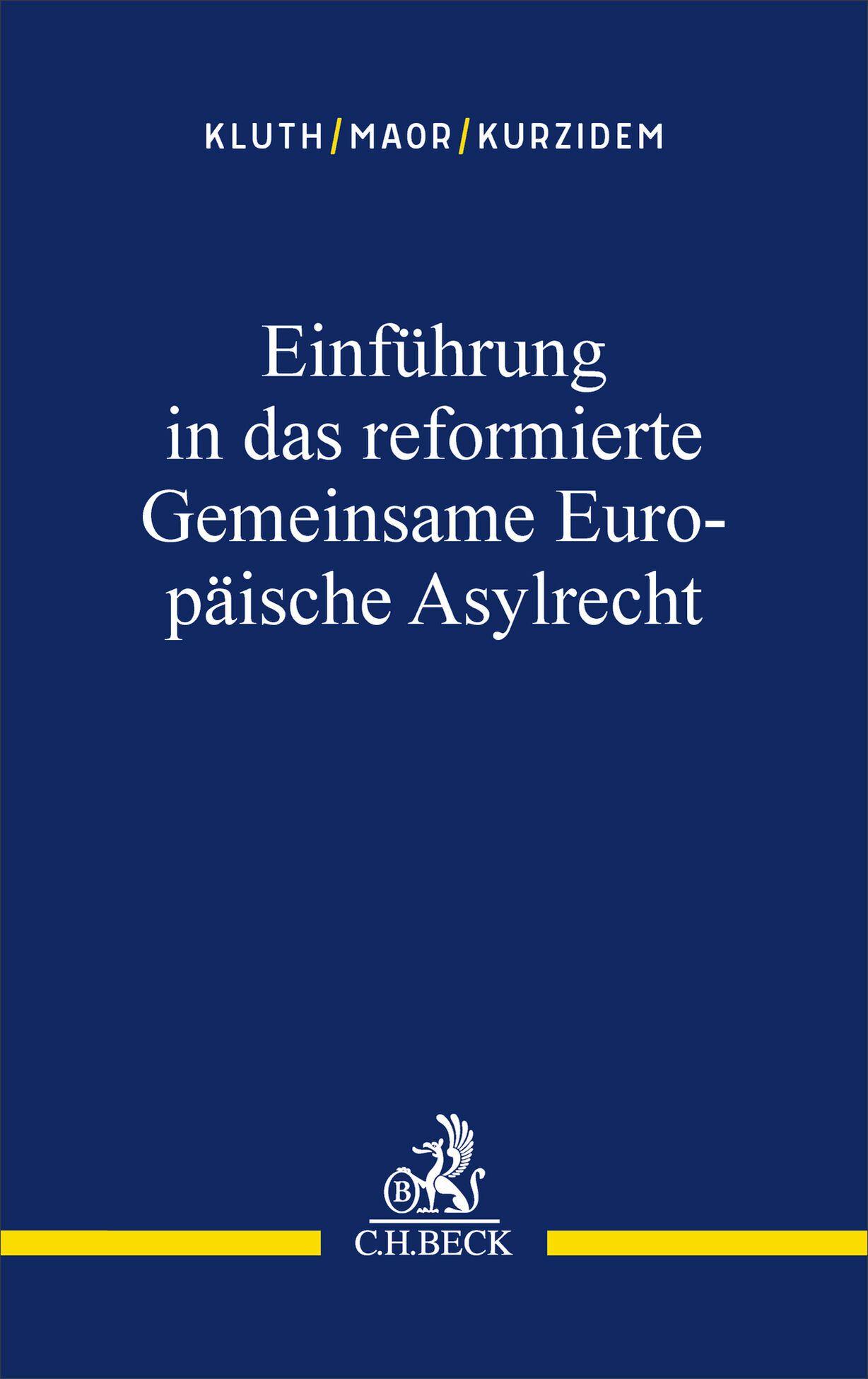 Vorderes Coverbild Einführung in das reformierte Gemeinsame Europäische Asylrecht