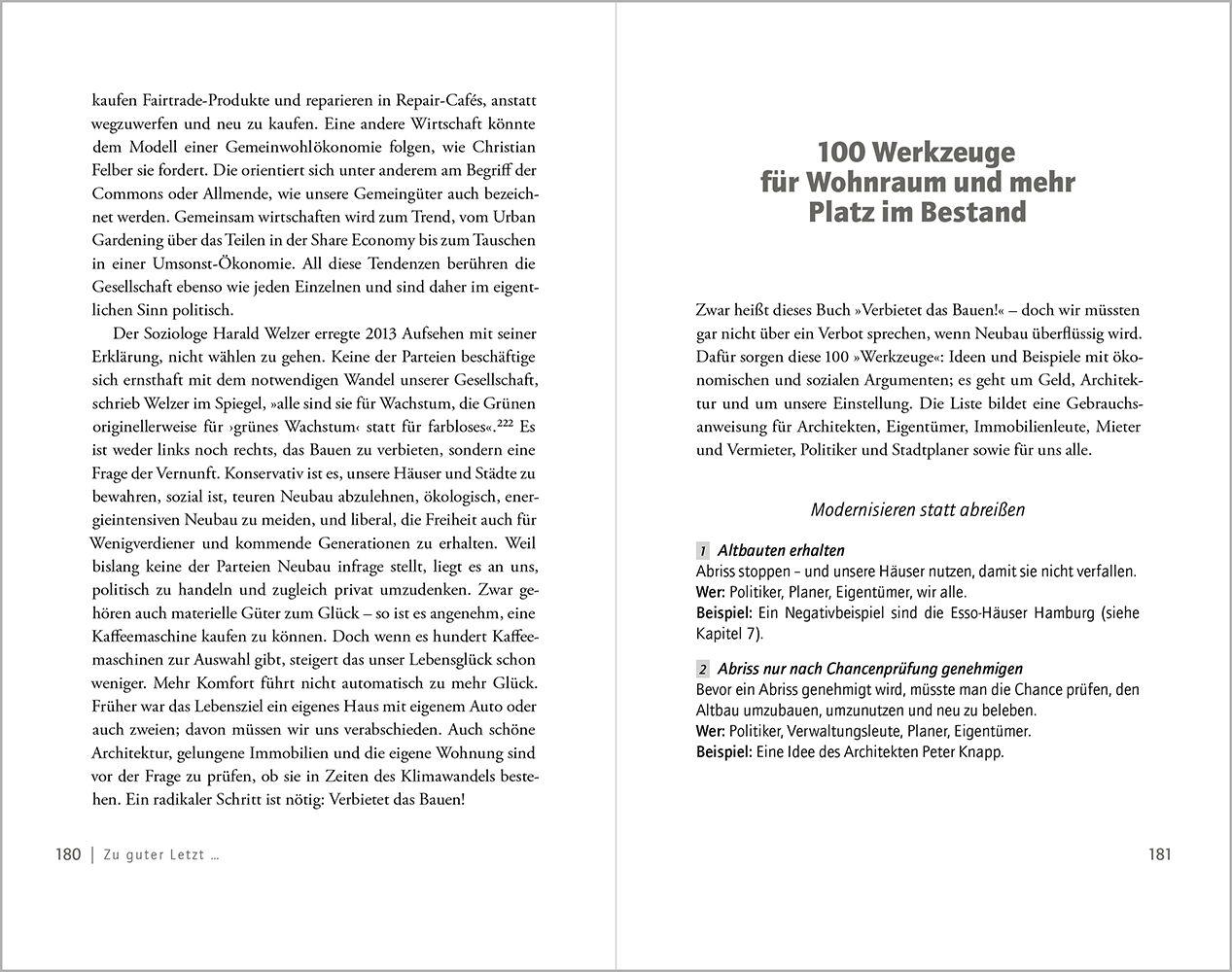 Beispielinhalt (Bild) Verbietet das Bauen!