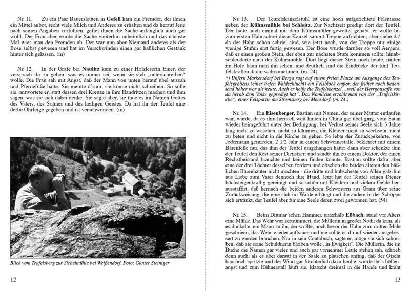 Beispielinhalt (Bild) Sagenbuch des Voigtlandes 1871