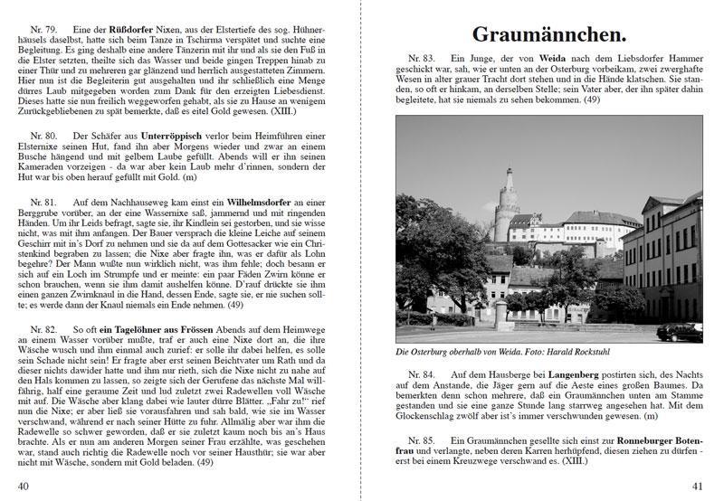 Beispielinhalt (Bild) Sagenbuch des Voigtlandes 1871