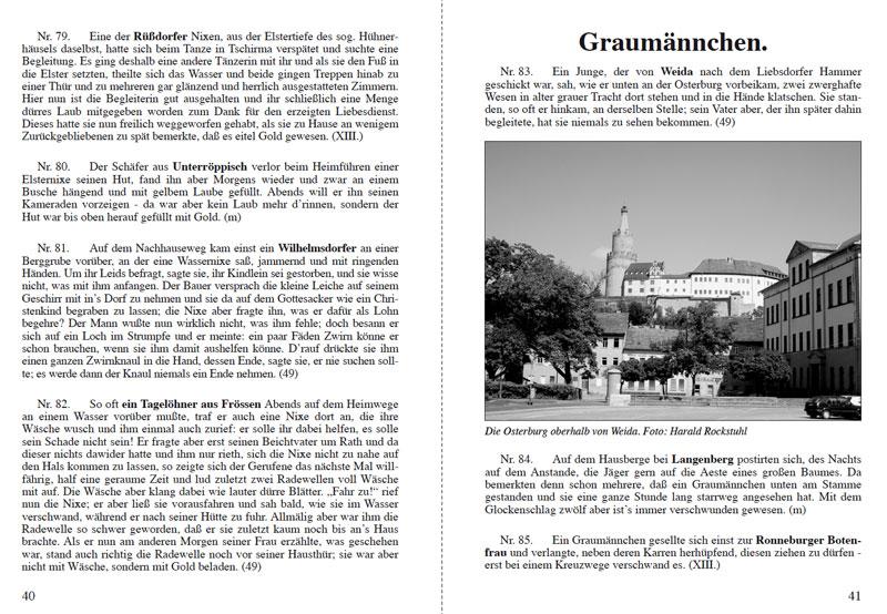 Beispielinhalt (Bild) Sagenbuch des Voigtlandes 1871