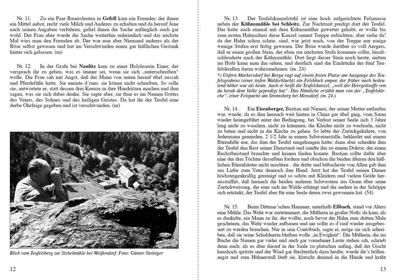 Beispielinhalt (Bild) Sagenbuch des Voigtlandes 1871