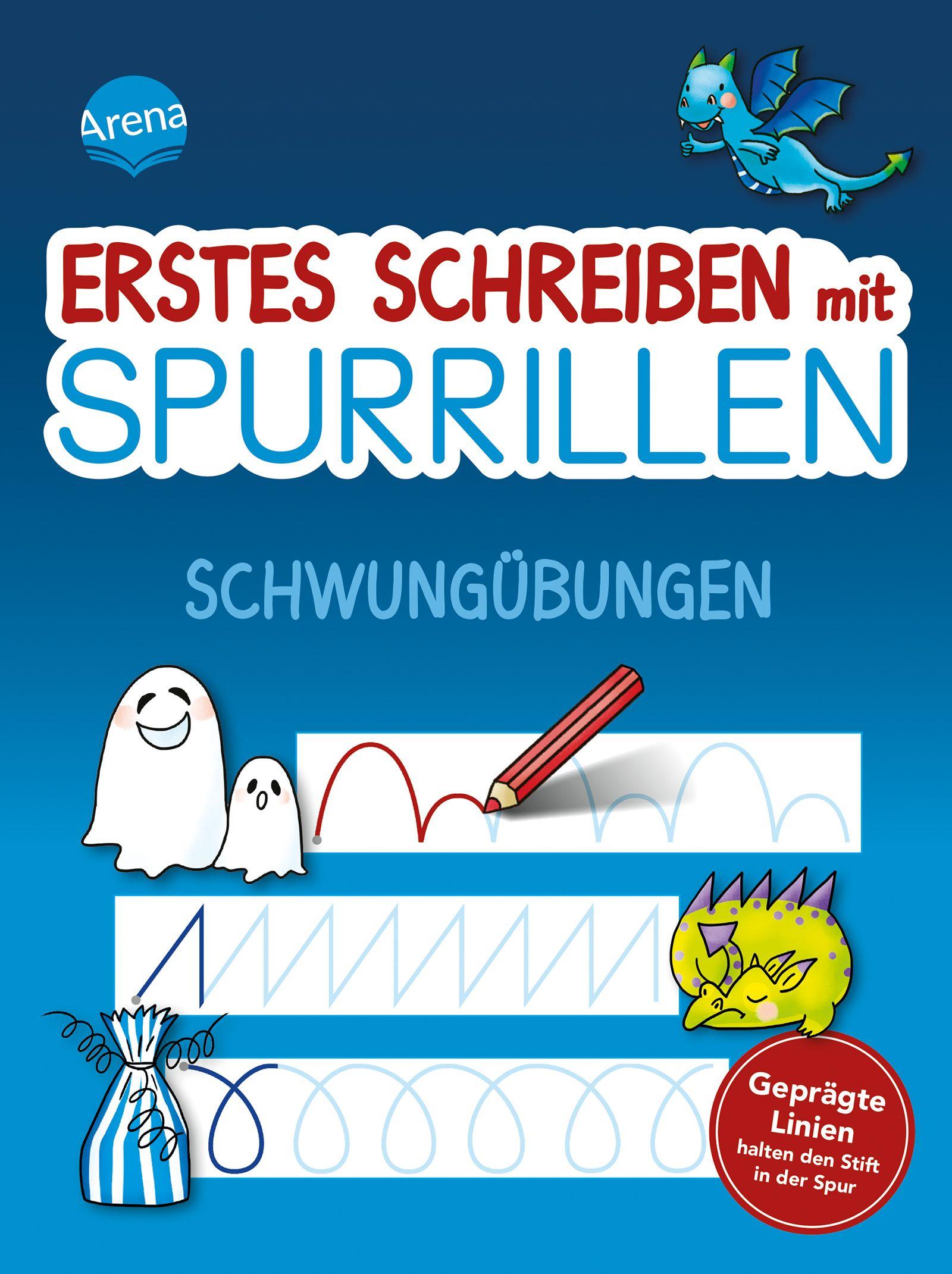 Vorderes Coverbild Erstes Schreiben mit Spurrillen. Schwungübungen