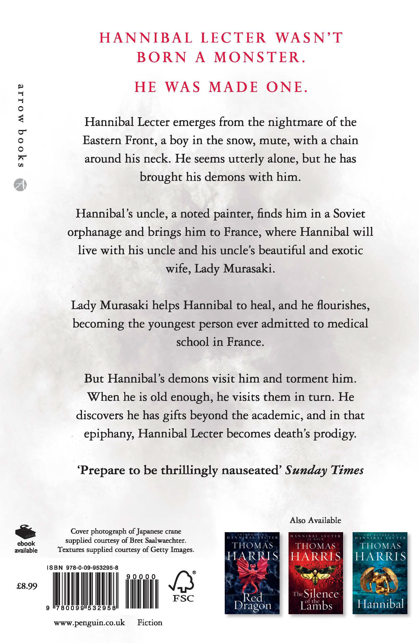 Rückseitencover Hannibal Rising