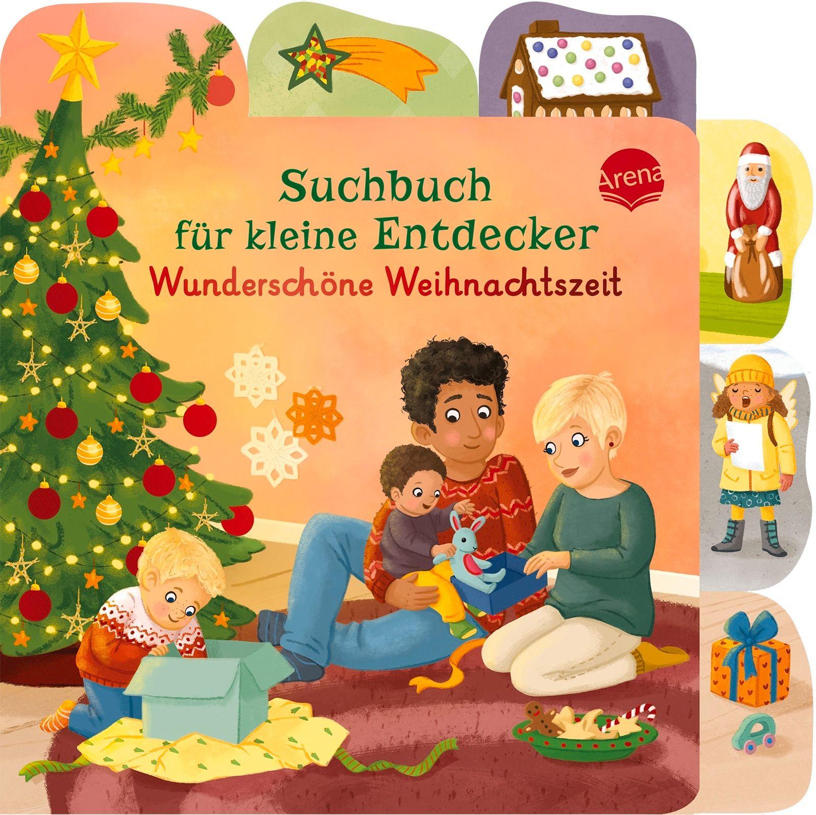 Vorderes Coverbild Suchbuch für kleine Entdecker. Wunderschöne Weihnachtszeit
