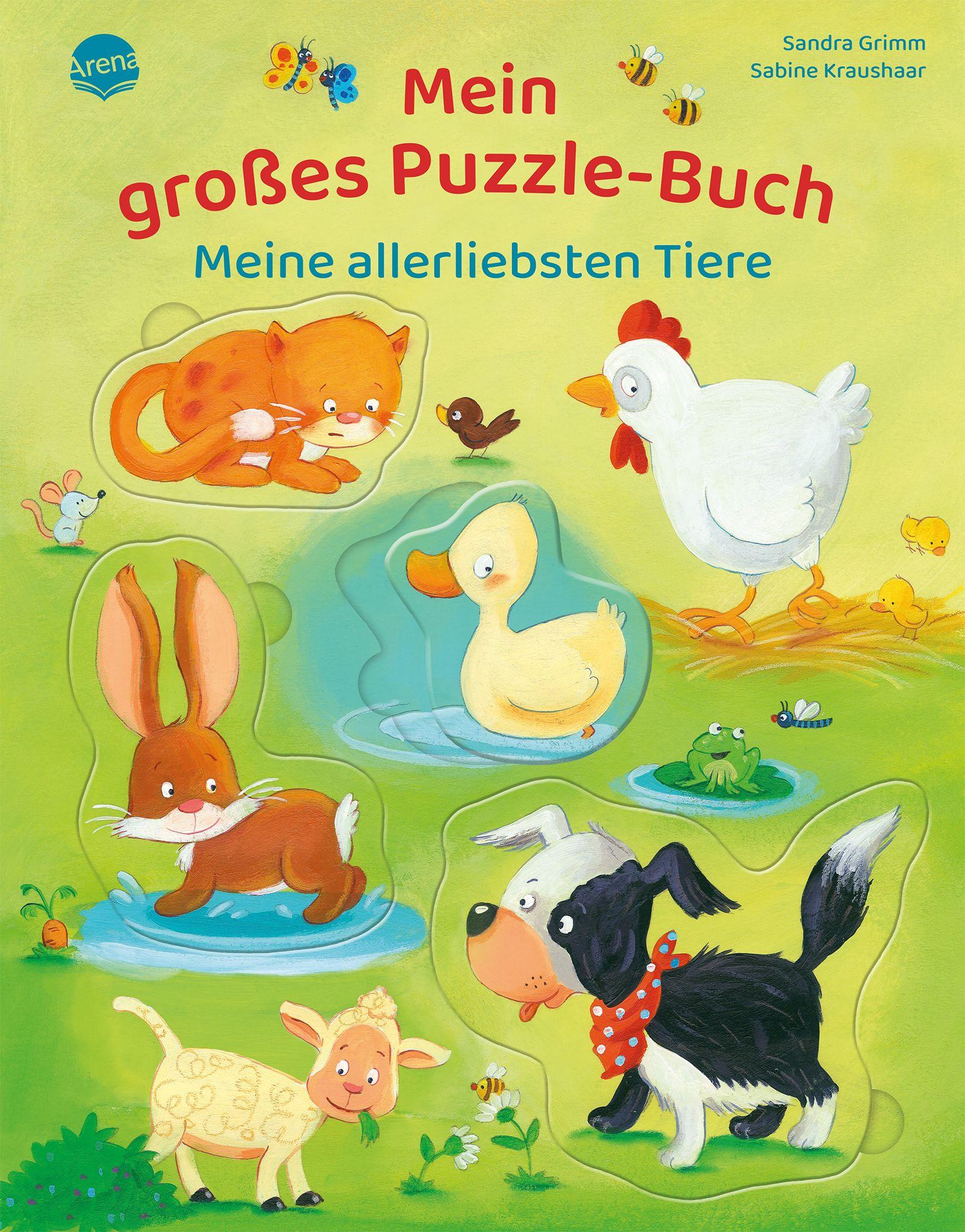 Vorderes Coverbild Mein großes Puzzle-Buch. Meine allerliebsten Tiere