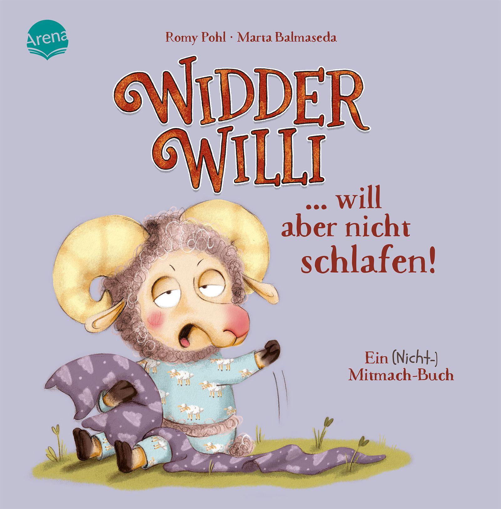 Vorderes Coverbild Widder Willi will aber nicht schlafen! Ein (Nicht-)Mitmach-Buch