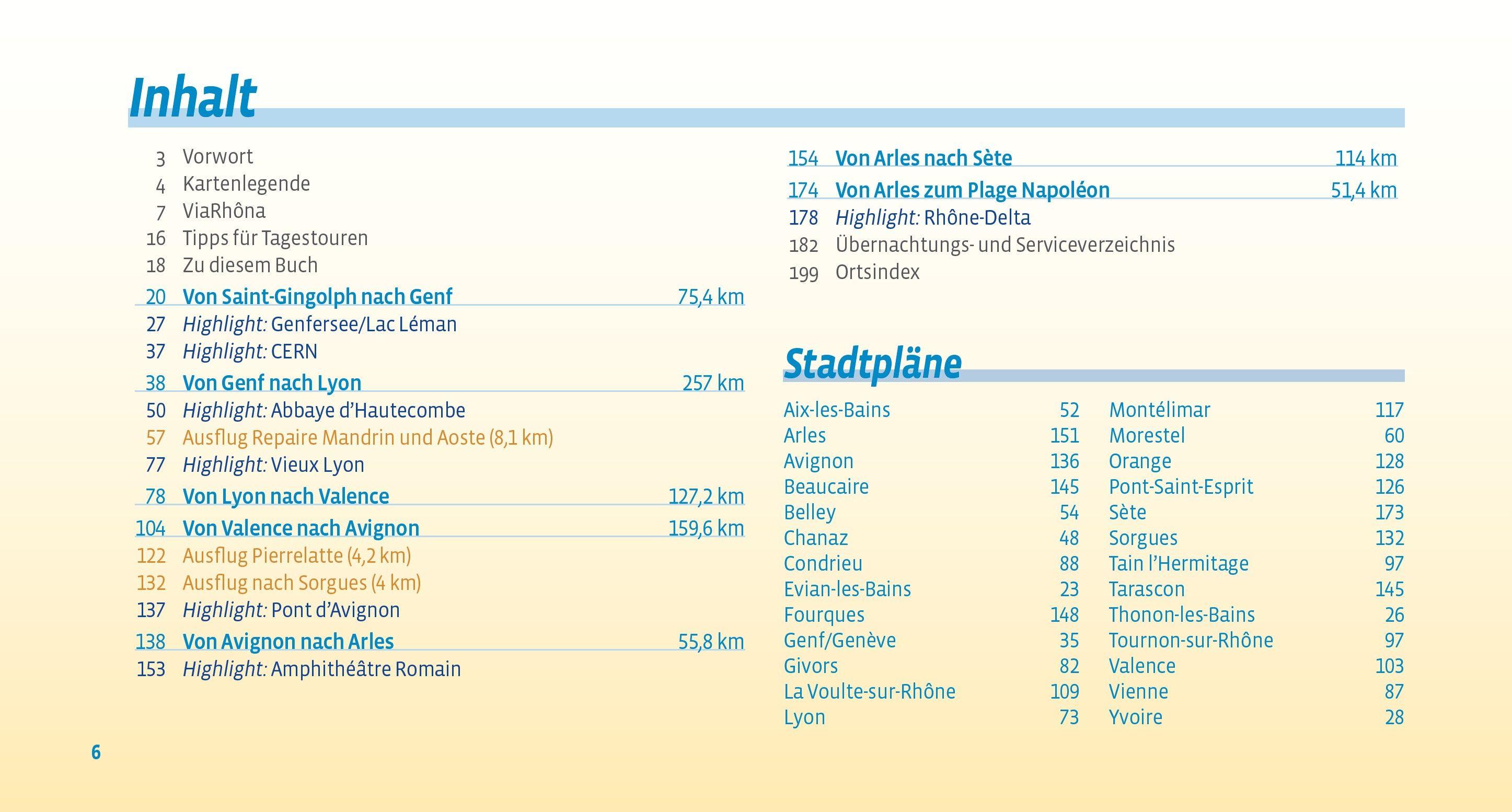 Beispielinhalt (Bild) Via Rhôna