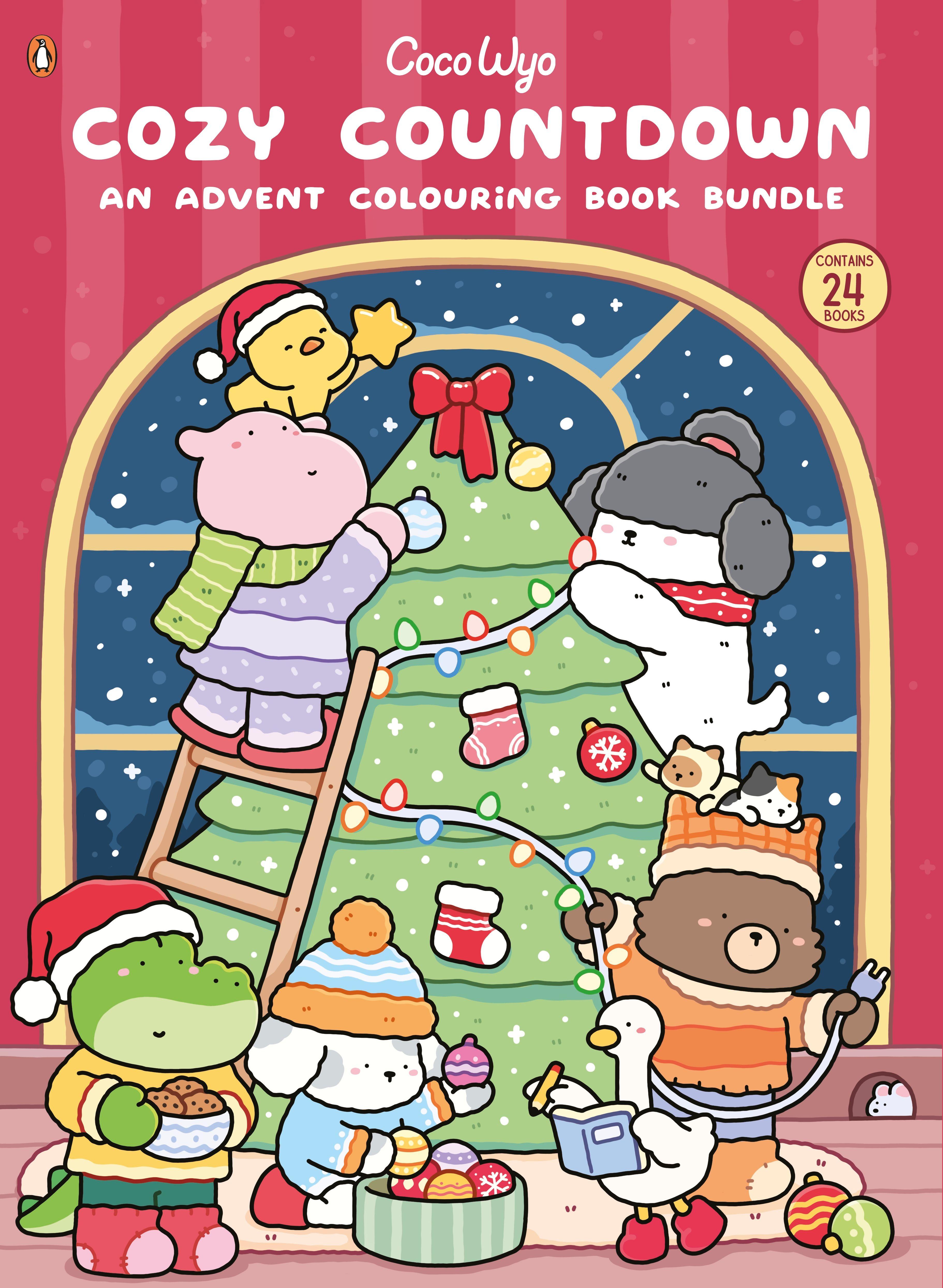 Vorderes Coverbild Coco Wyo: Cozy Countdown - An Advent Colouring Book Bundle