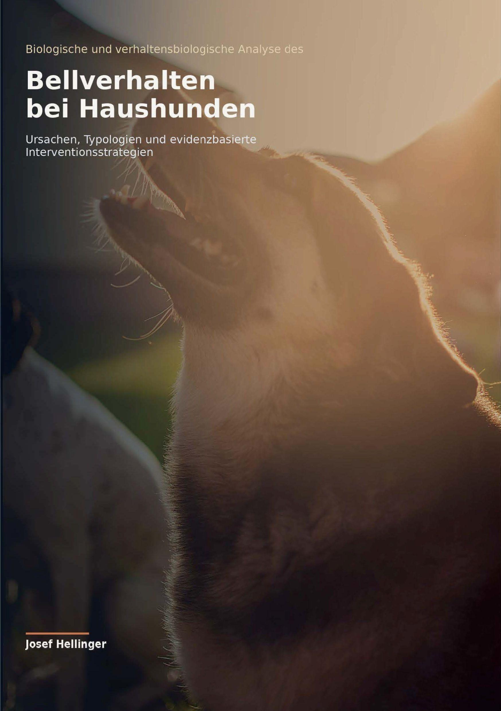 Vorderes Coverbild Bellverhalten bei Haushunden