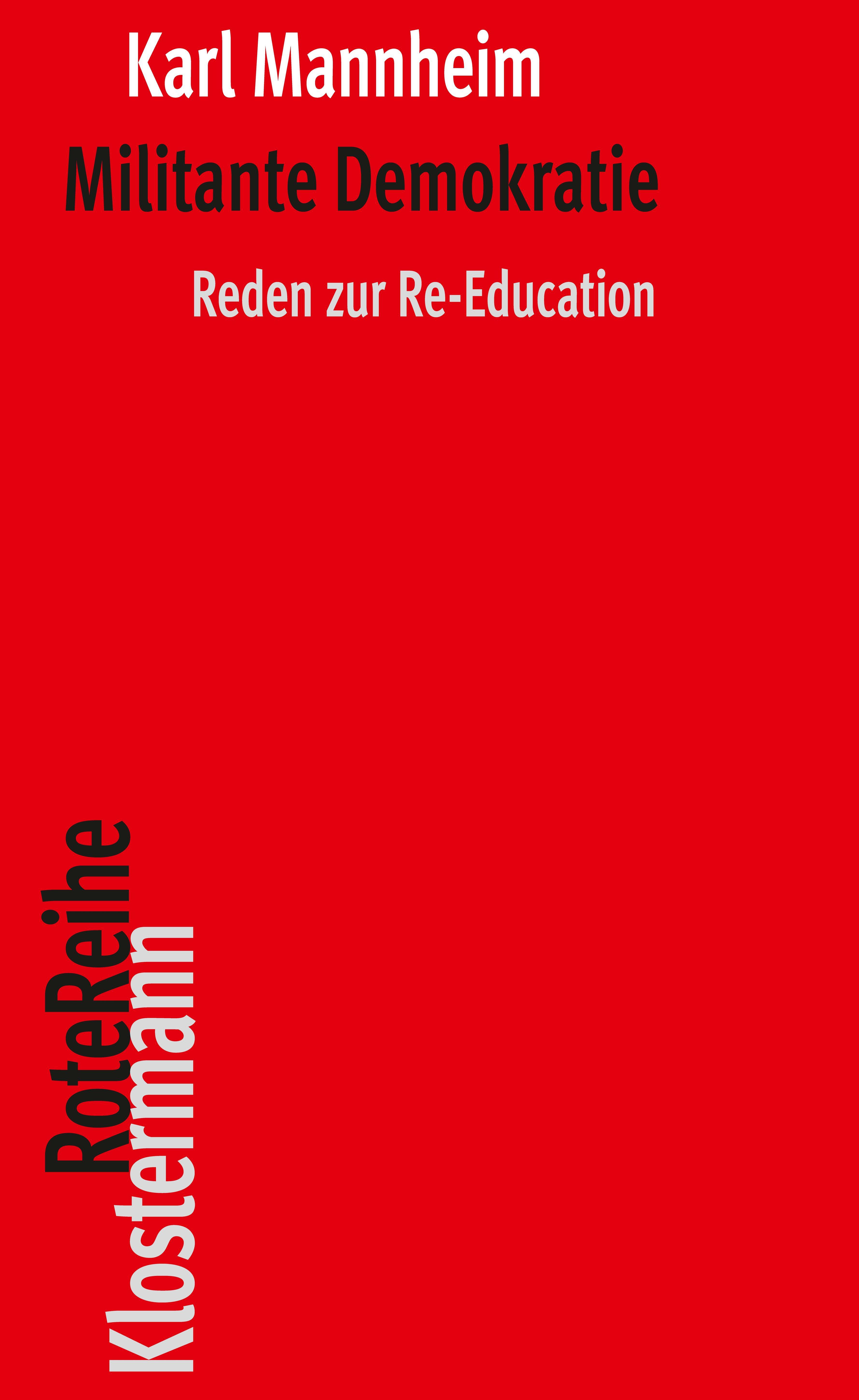 Vorderes Coverbild Militante Demokratie