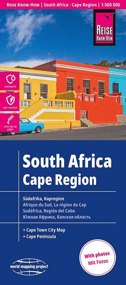 Vorderes Coverbild Reise Know-How Landkarte Südafrika Kapregion / South Africa, Cape Region (1:500.000)