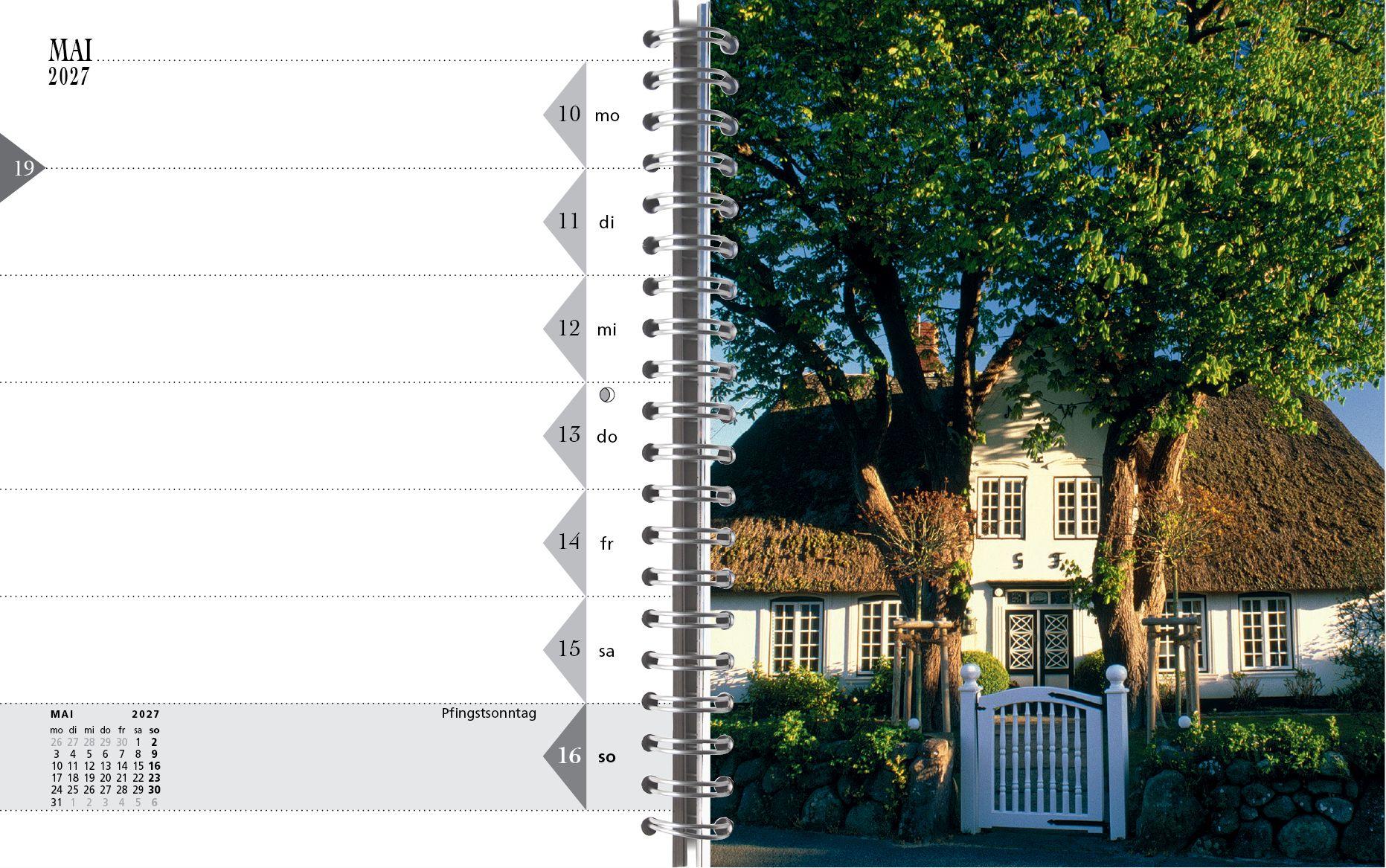 Beispielinhalt (Bild) Sylt-die Insel 2027 Tischkalender