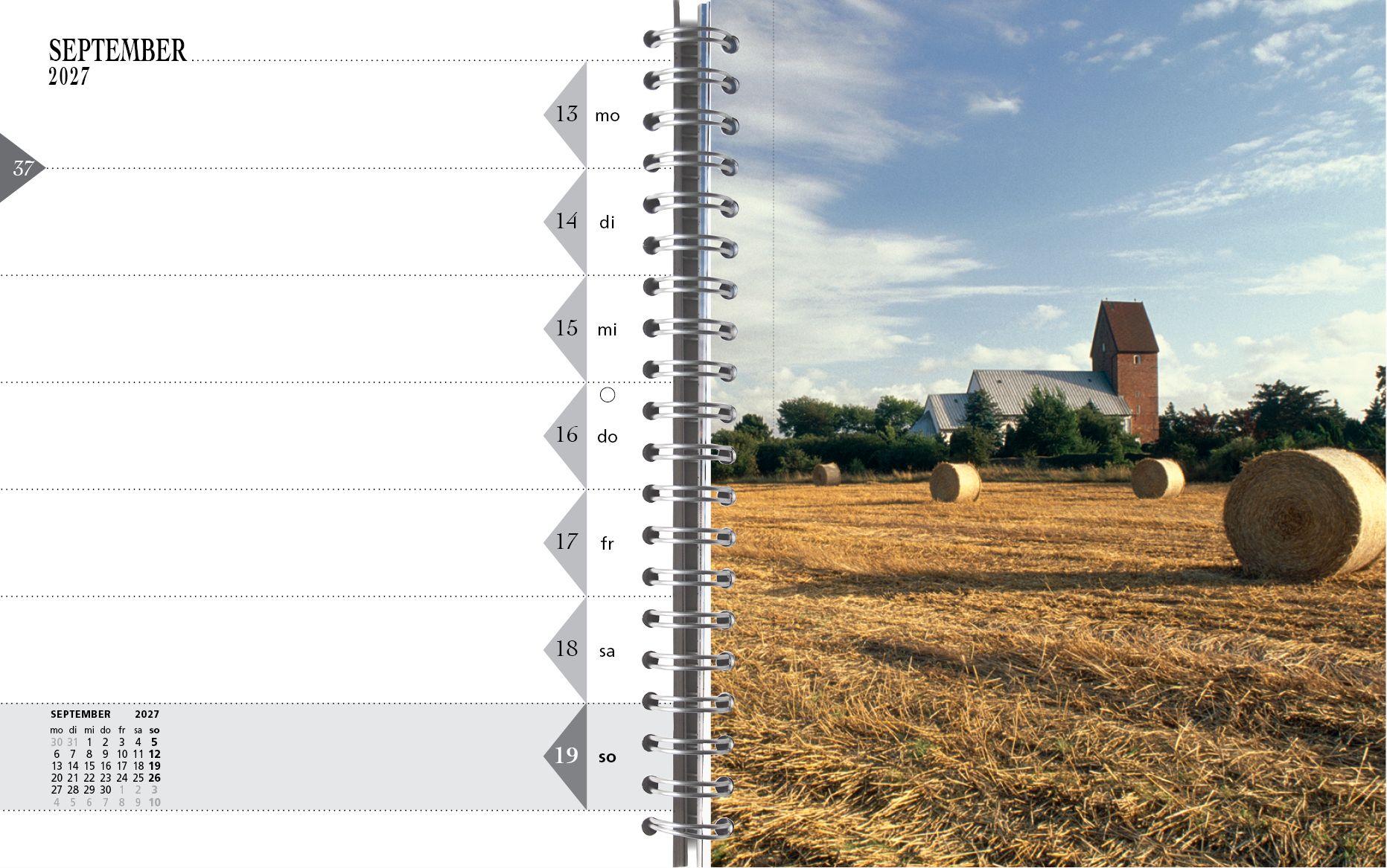 Beispielinhalt (Bild) Sylt-die Insel 2027 Tischkalender