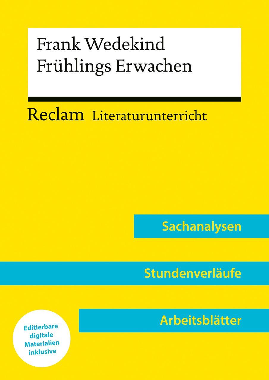 Vorderes Coverbild Frank Wedekind: Frühlings Erwachen (Lehrerband)