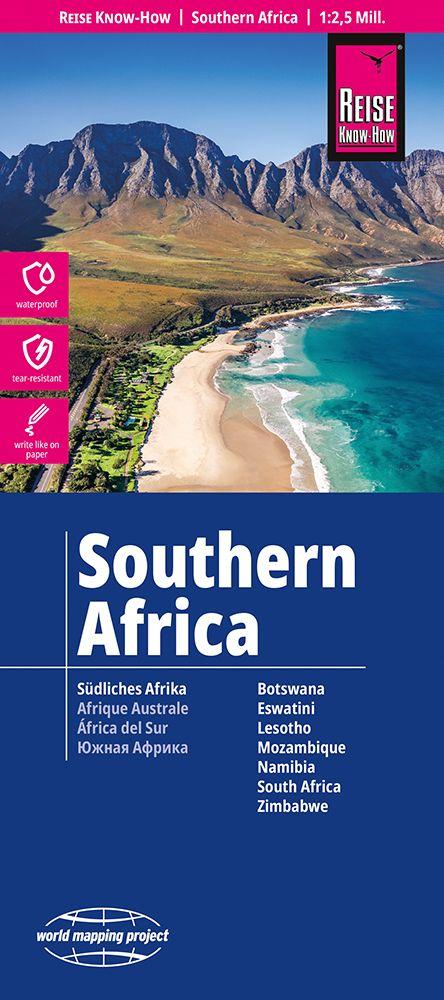 Vorderes Coverbild Reise Know-How Landkarte Südliches Afrika (1:2.500.000)