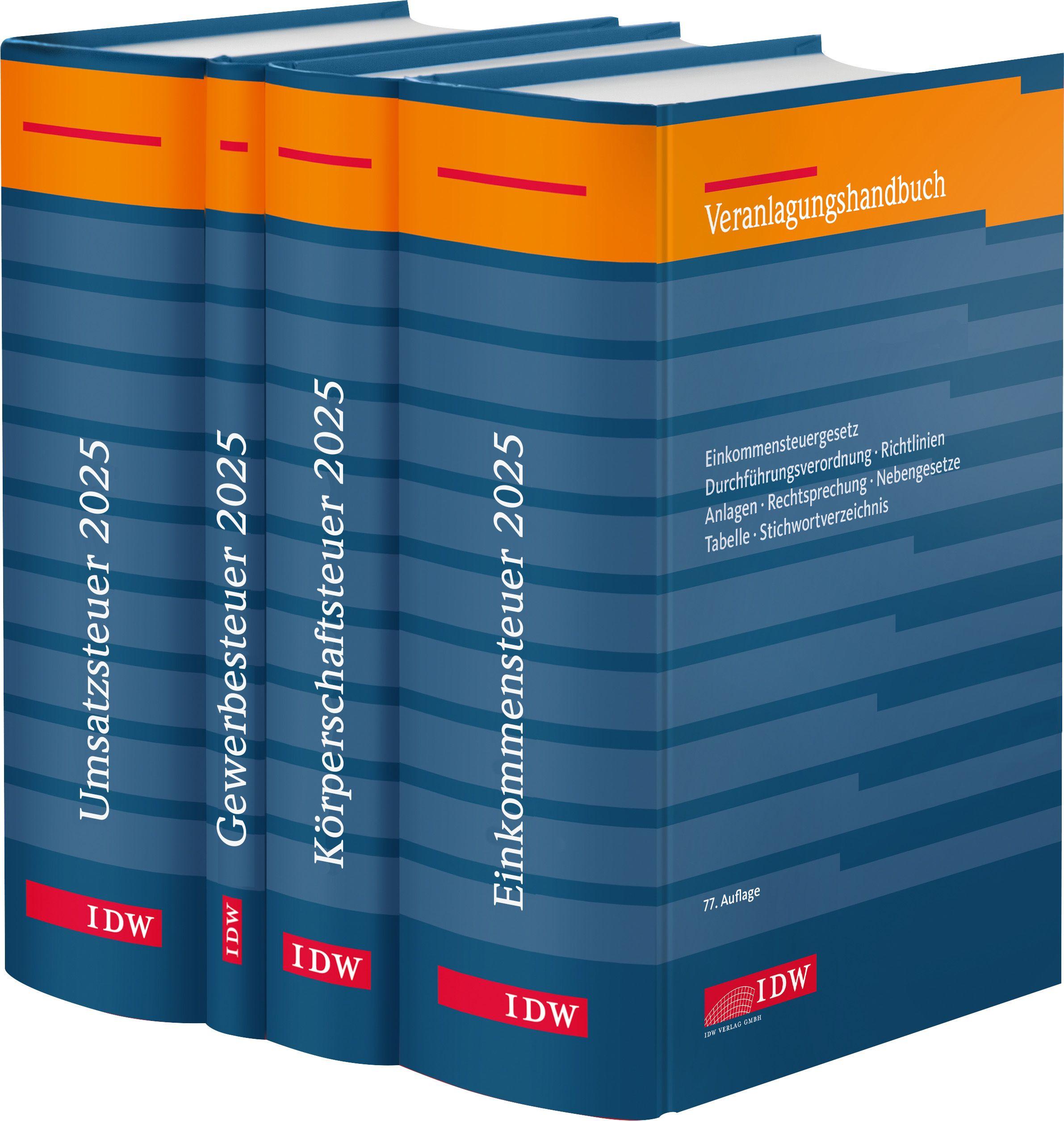 Vorderes Coverbild Steuer-Paket 2025: Ertragsteuern und Umsatzsteuer