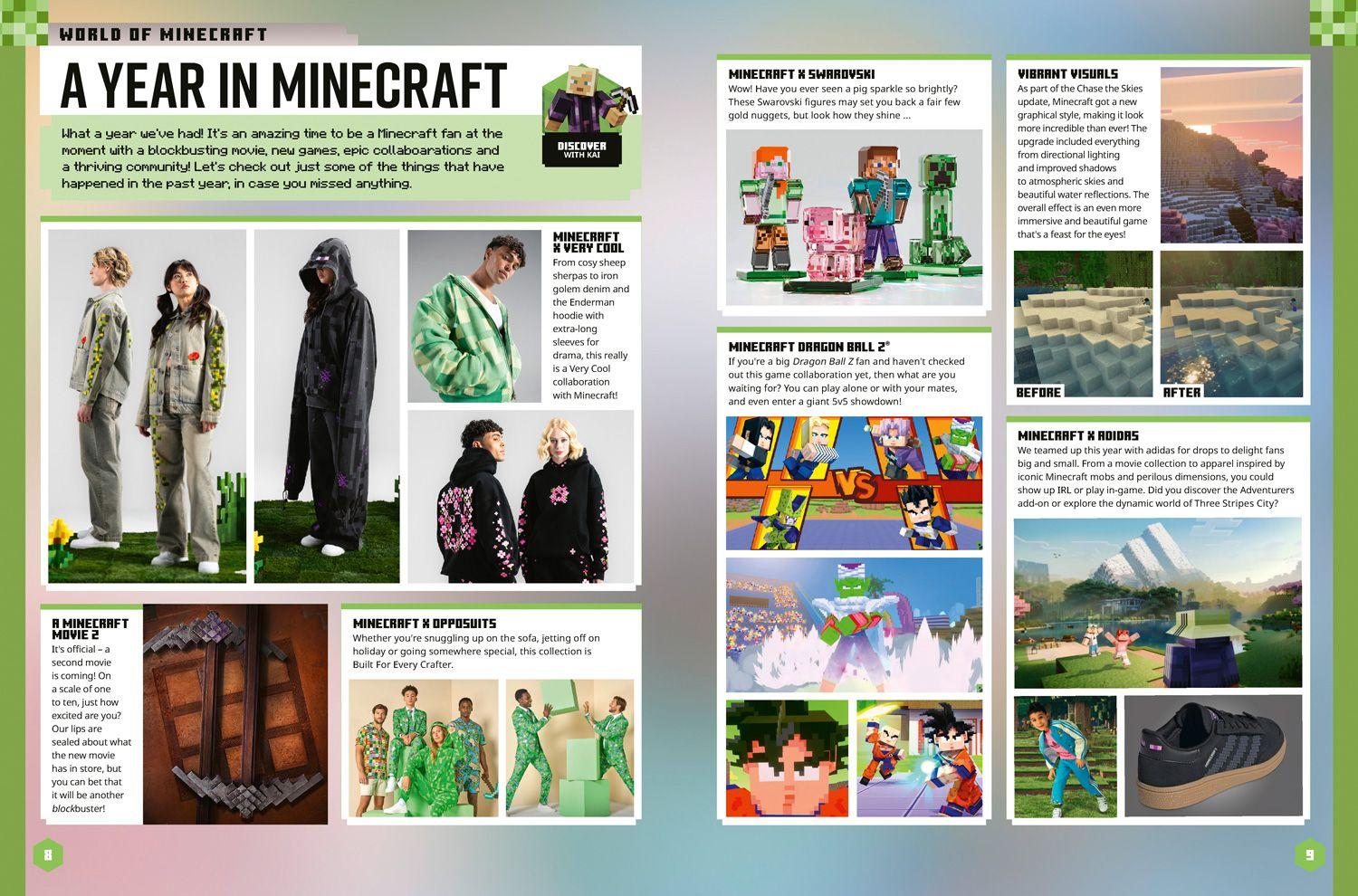 Beispielinhalt (Bild) Minecraft Annual 2027