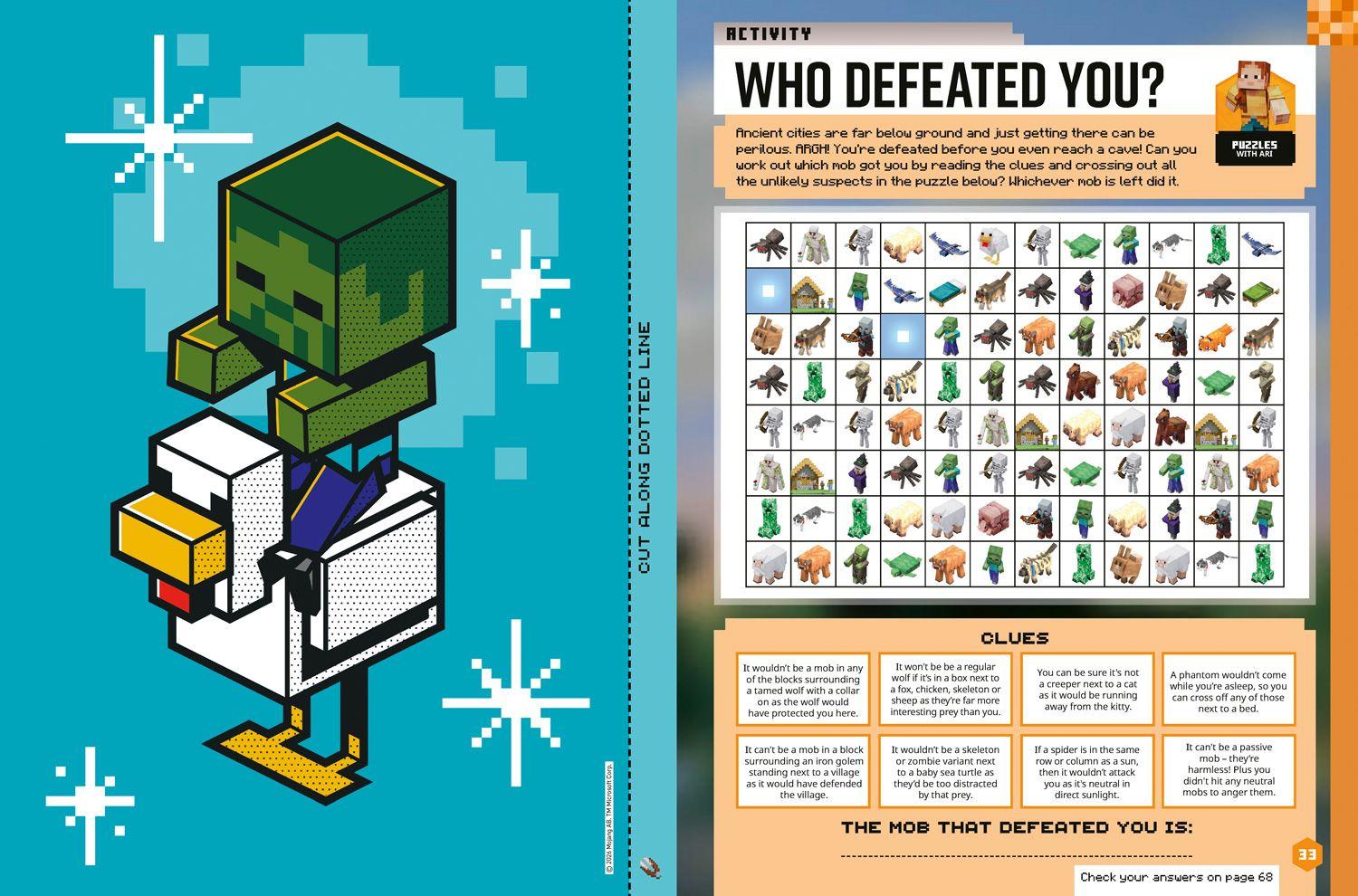 Beispielinhalt (Bild) Minecraft Annual 2027