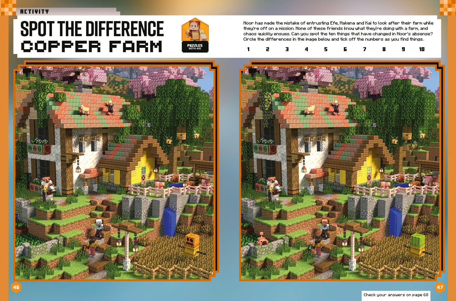 Beispielinhalt (Bild) Minecraft Annual 2027