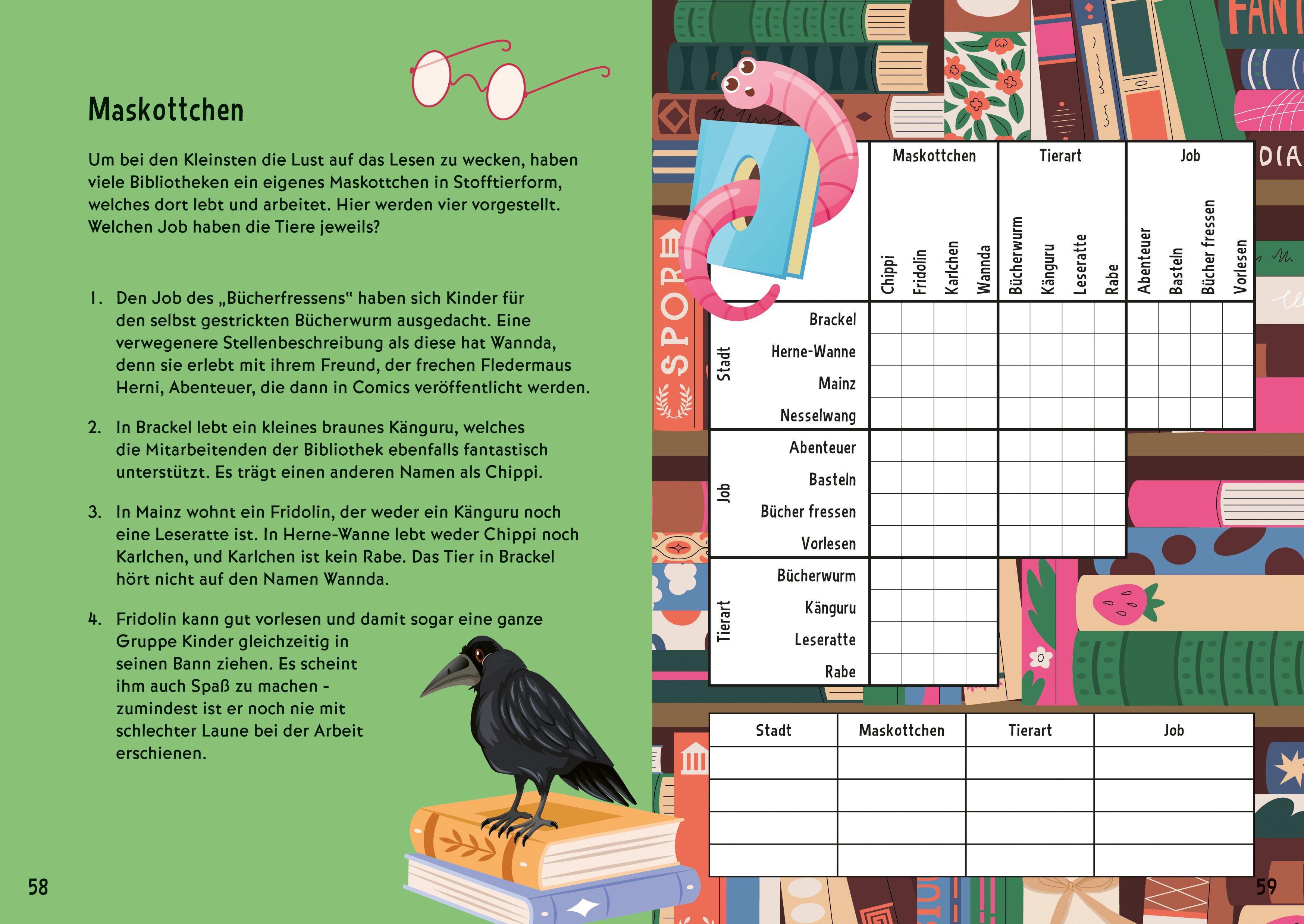 Beispielinhalt (Bild) Logicals. Leicht bis schwer