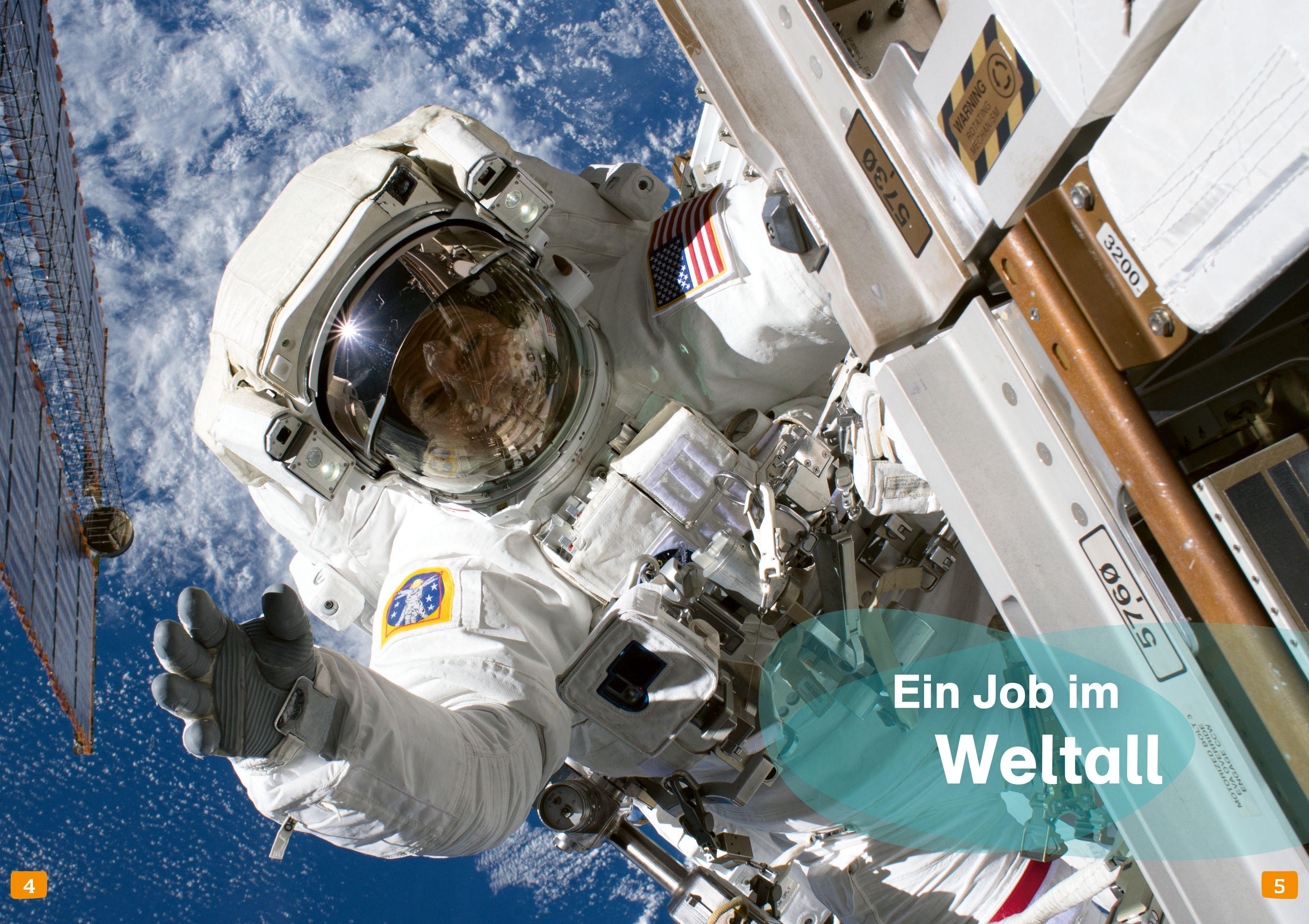 Beispielinhalt (Bild) WAS IST WAS Erstes Lesen SPACE: Komm mit ins All!