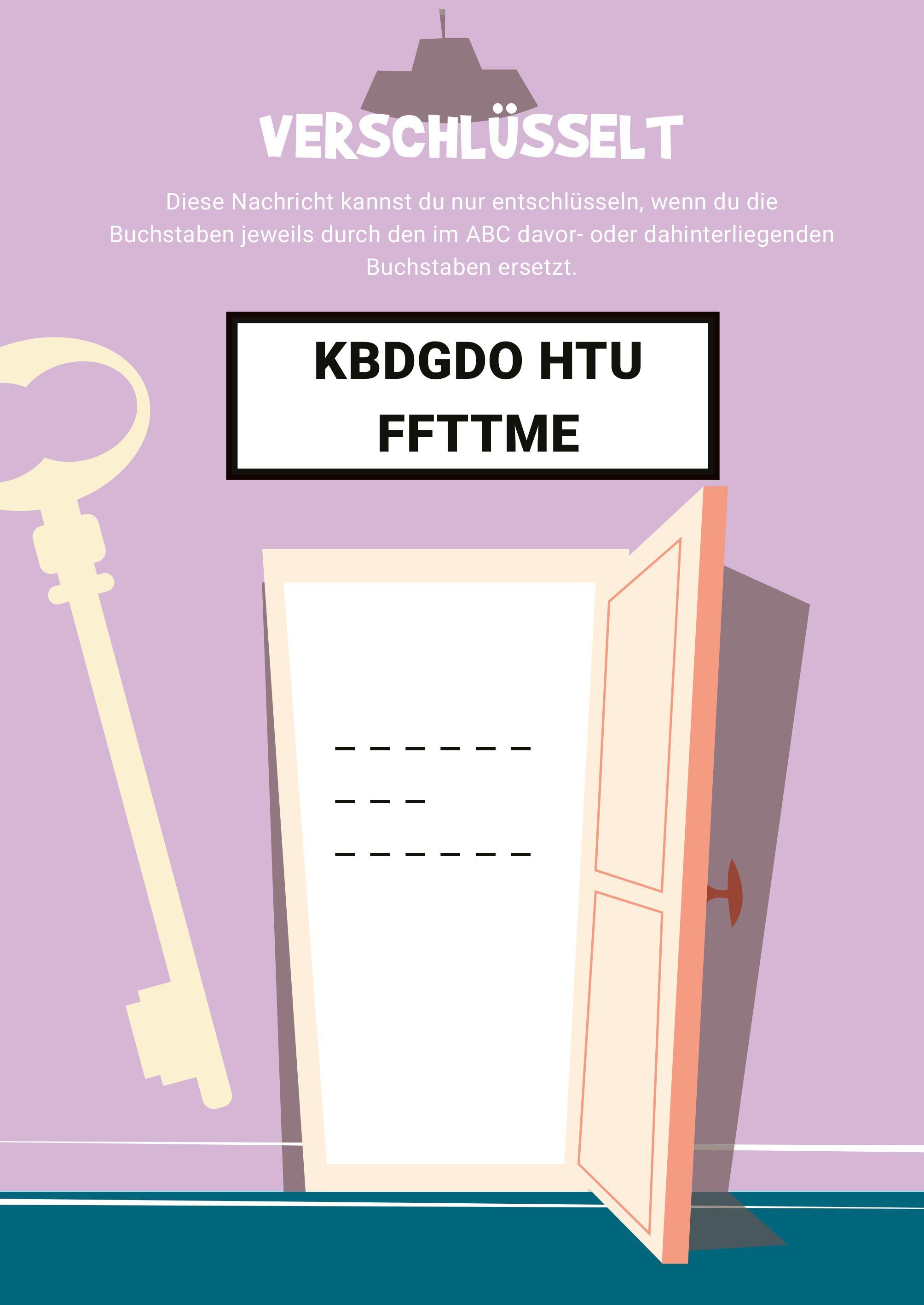 Beispielinhalt (Bild) Worträtsel für Buchstabenfans