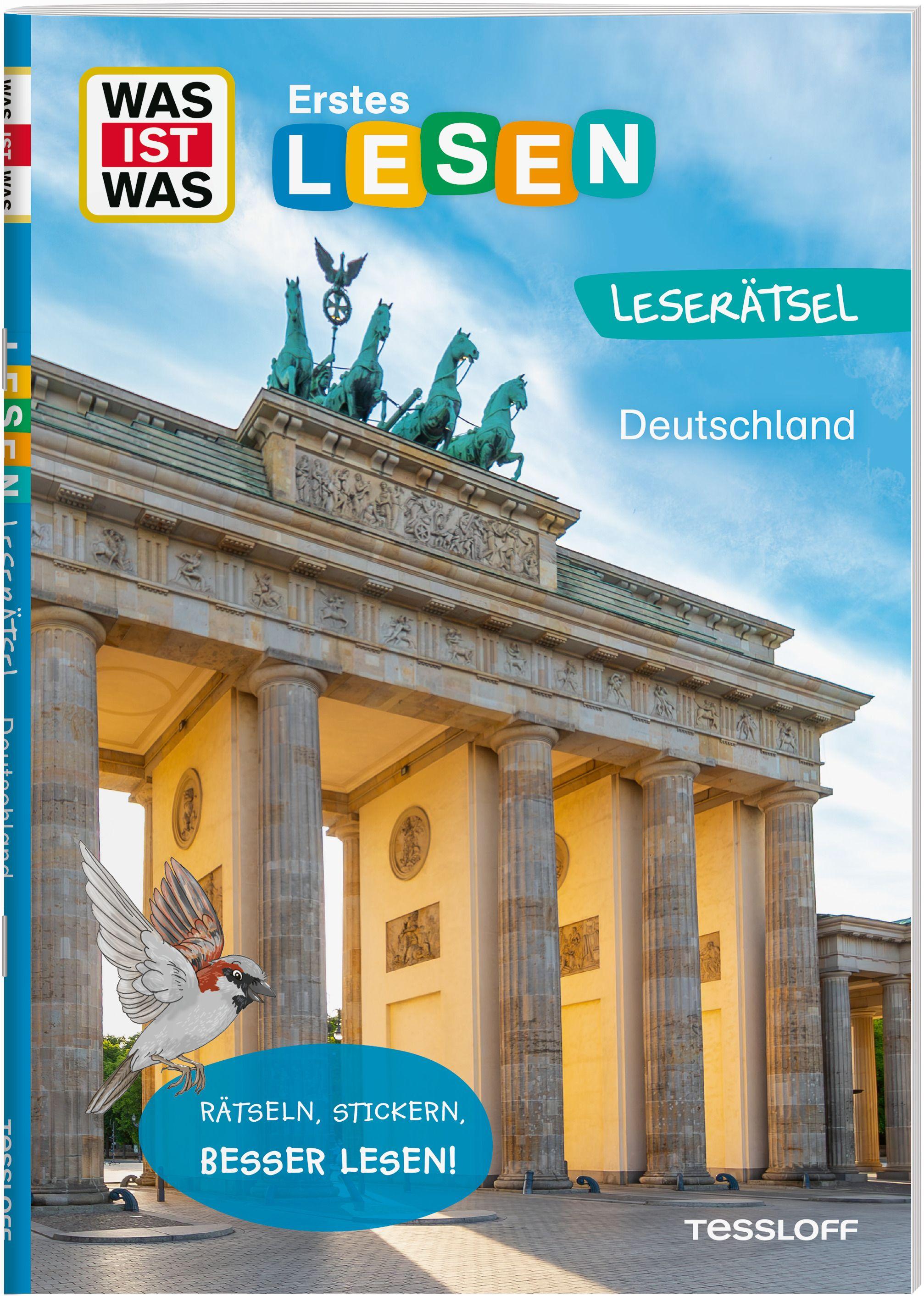 Vorderes Coverbild WAS IST WAS Erstes Leserätsel. Deutschland