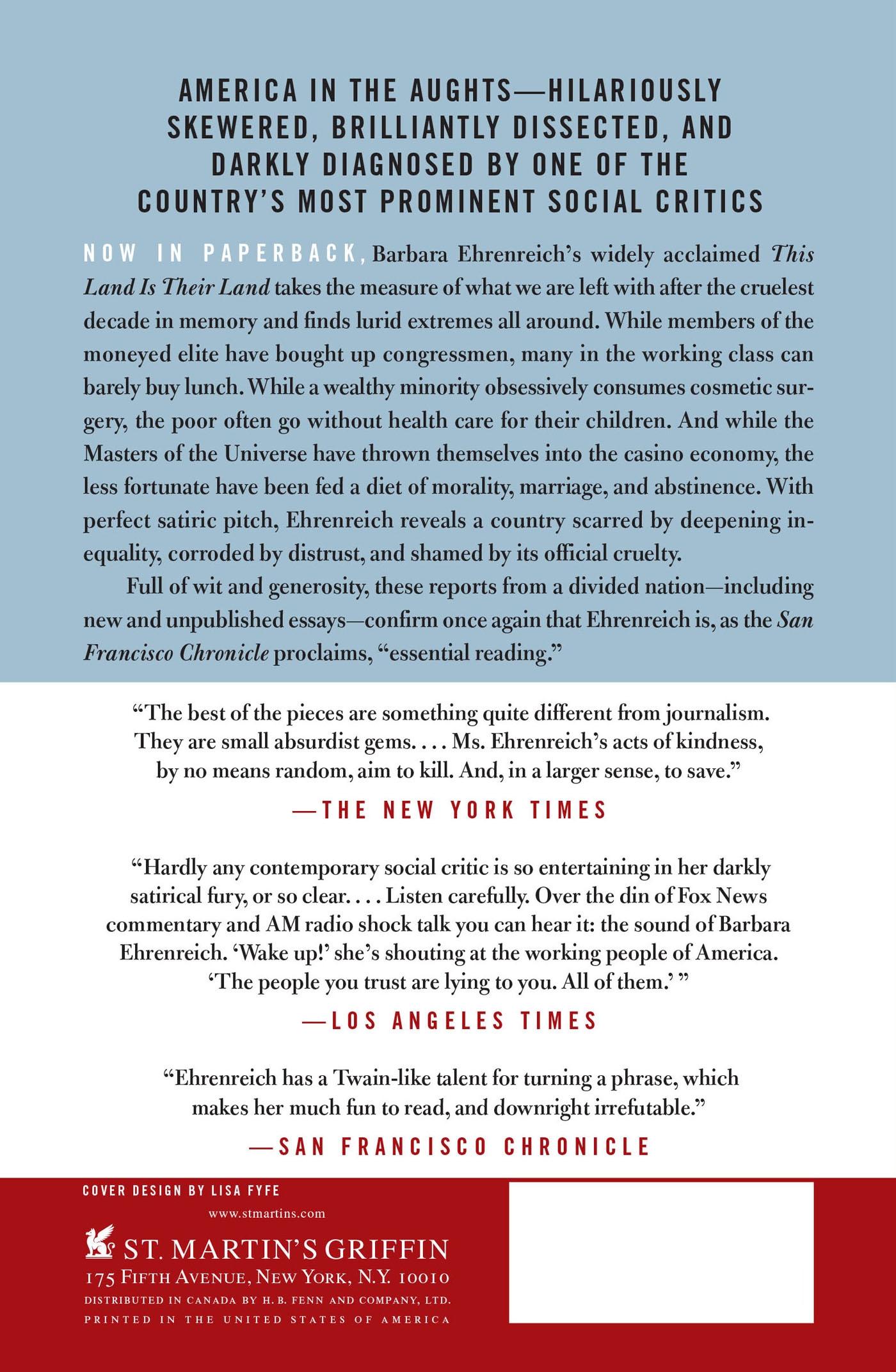 Rückseitencover This Land Is Their Land