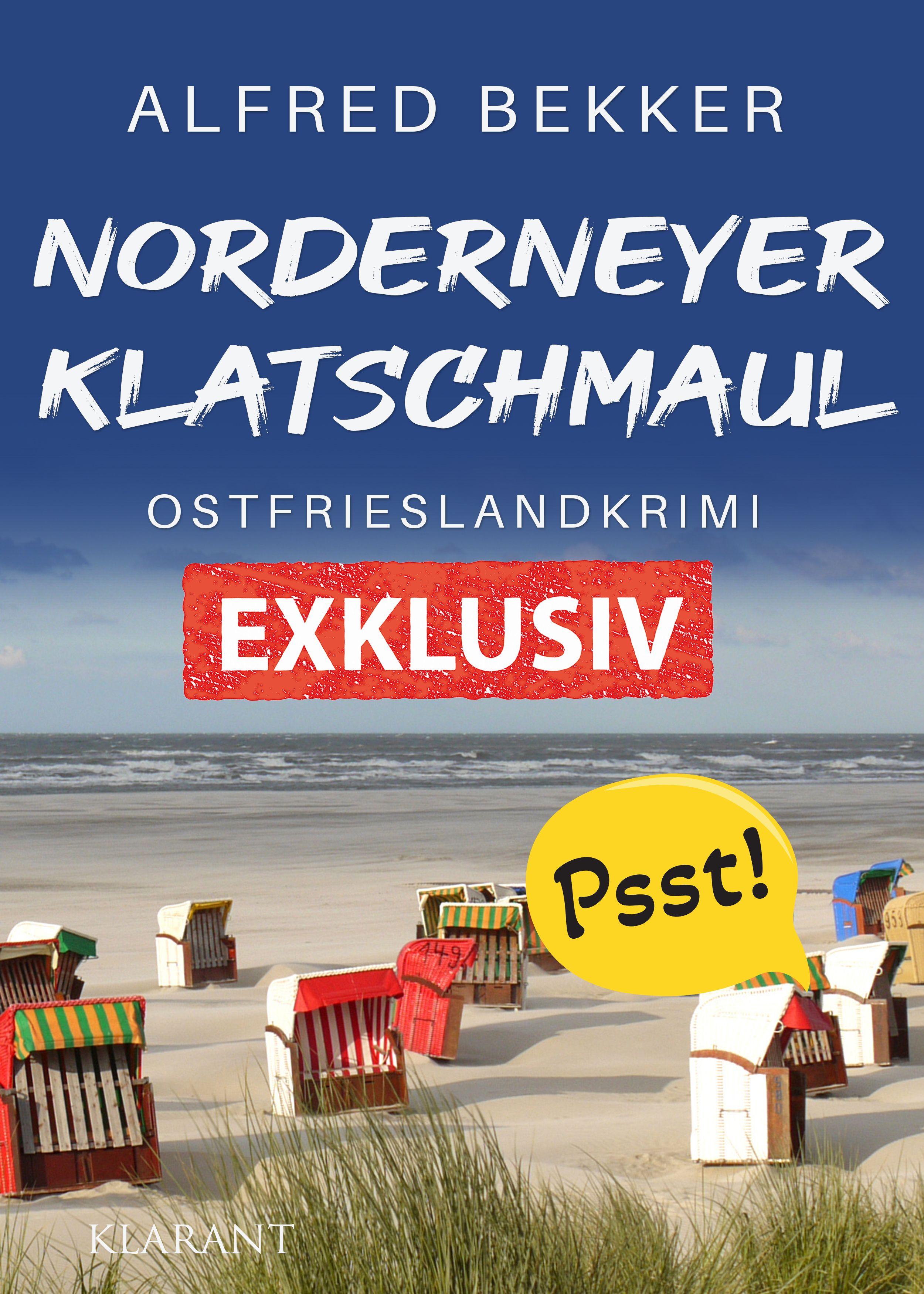 Vorderes Coverbild Norderneyer Klatschmaul. Ostfrieslandkrimi - Inselkrimi - Nordseekrimi