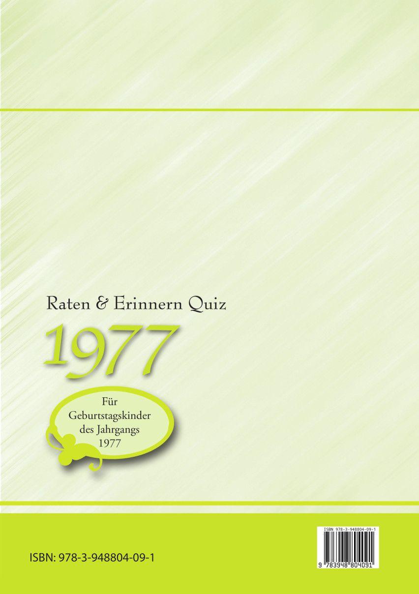 Autorenbild Raten und Erinnern Quiz 1977