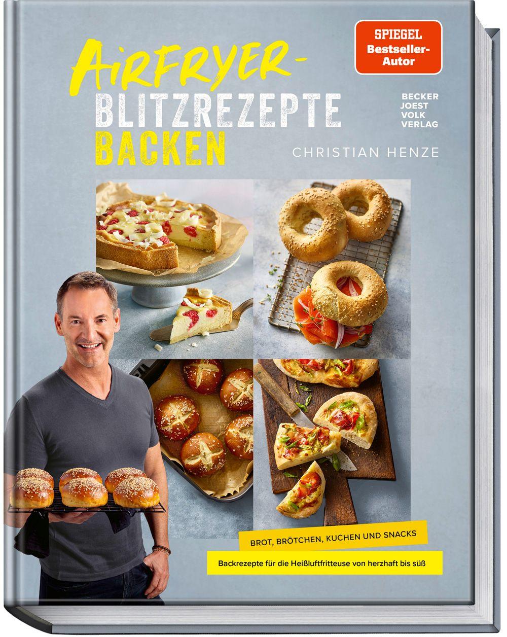 Vorderes Coverbild Airfryer-Blitzrezepte Backen