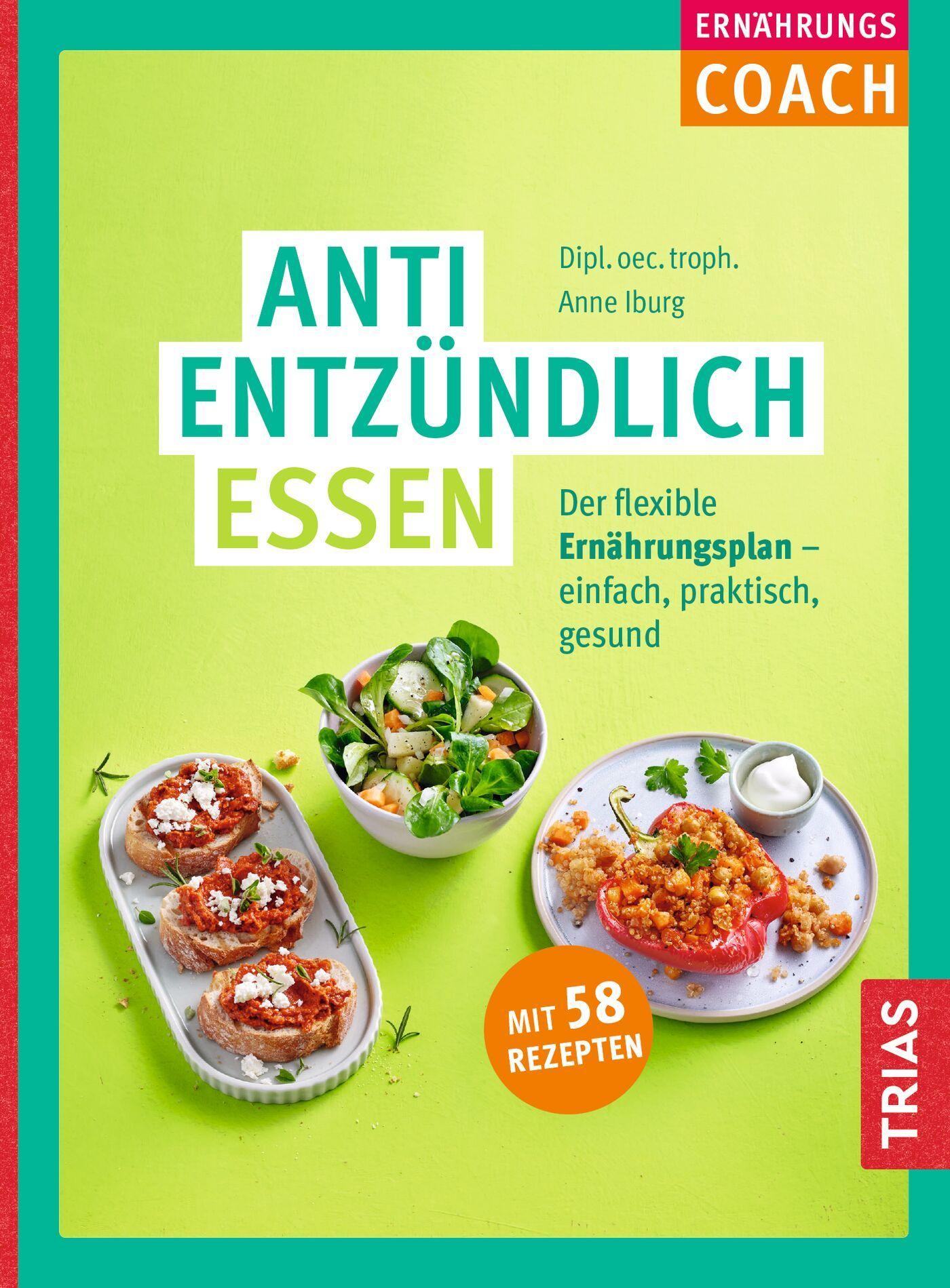 Vorderes Coverbild Ernährungs-Coach Antientzündlich essen