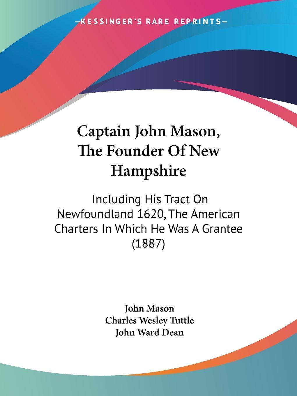 Vorderes Coverbild Captain John Mason, The Founder Of New Hampshire