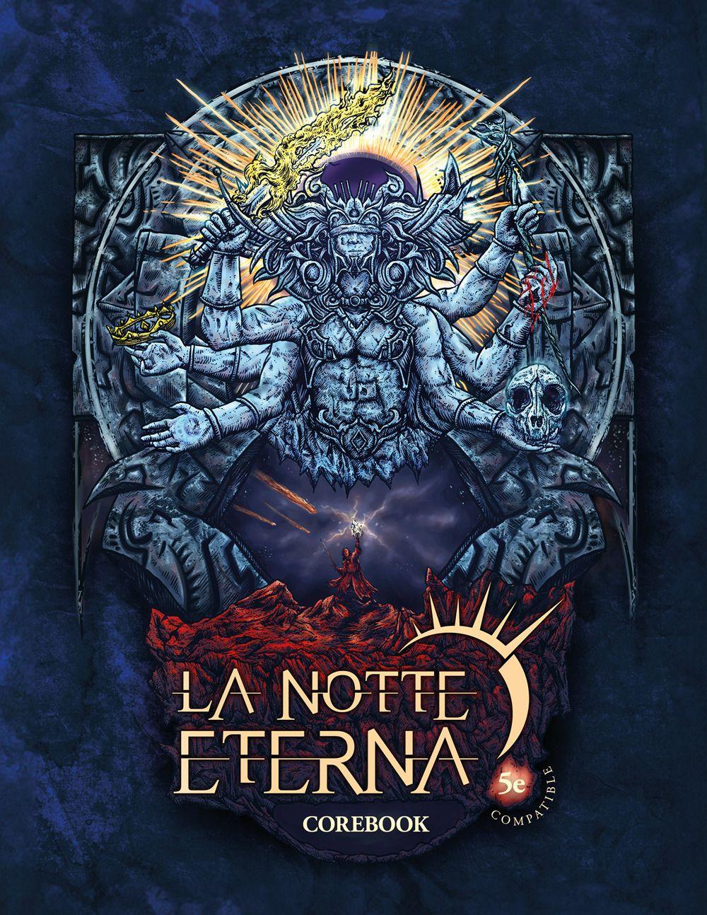 Vorderes Coverbild La notte eterna 5e. Core rulebook