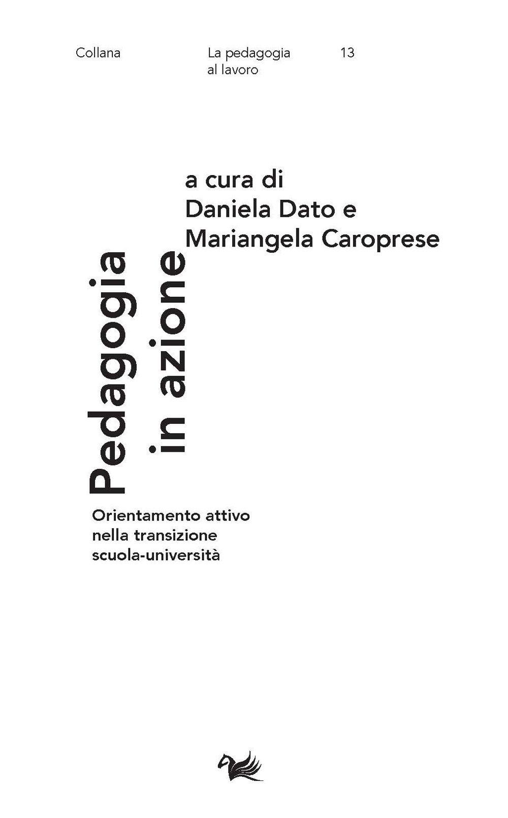 Vorderes Coverbild Pedagogia in azione. Orientamento attivo nella transizione scuola-università