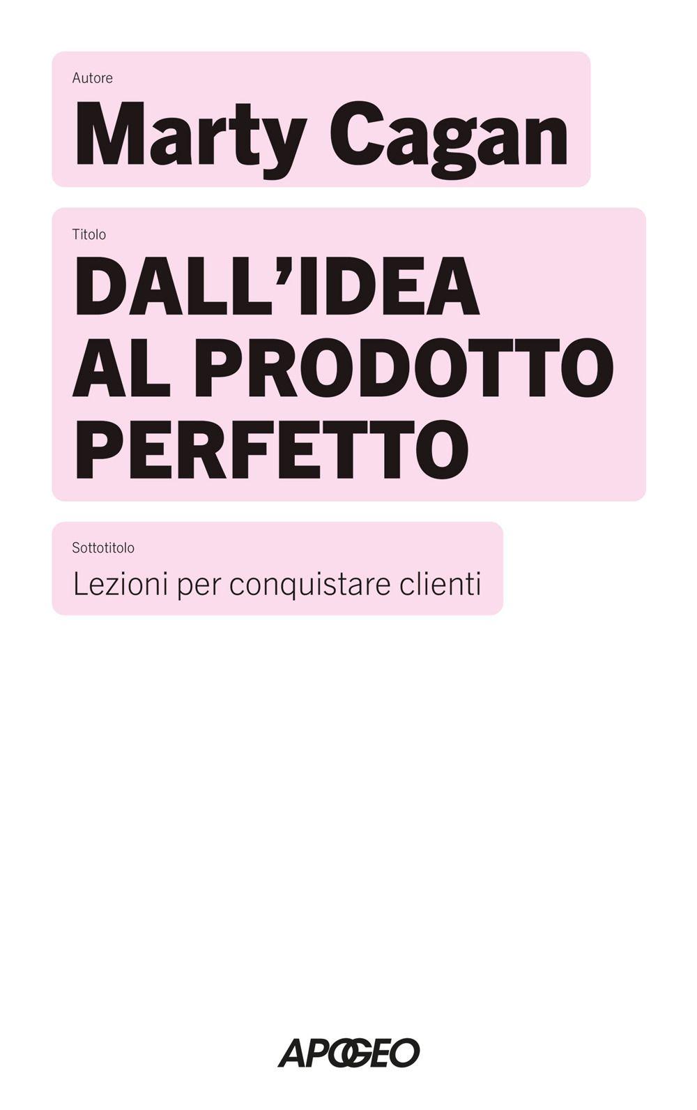 Vorderes Coverbild Dall'idea al prodotto perfetto. Lezioni per conquistare clienti