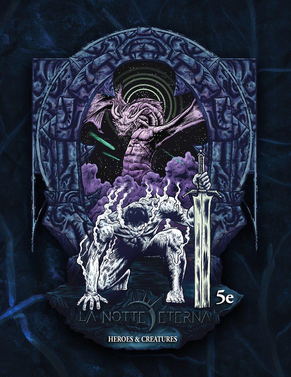 Vorderes Coverbild Heroes and creatures. La notte eterna 5e