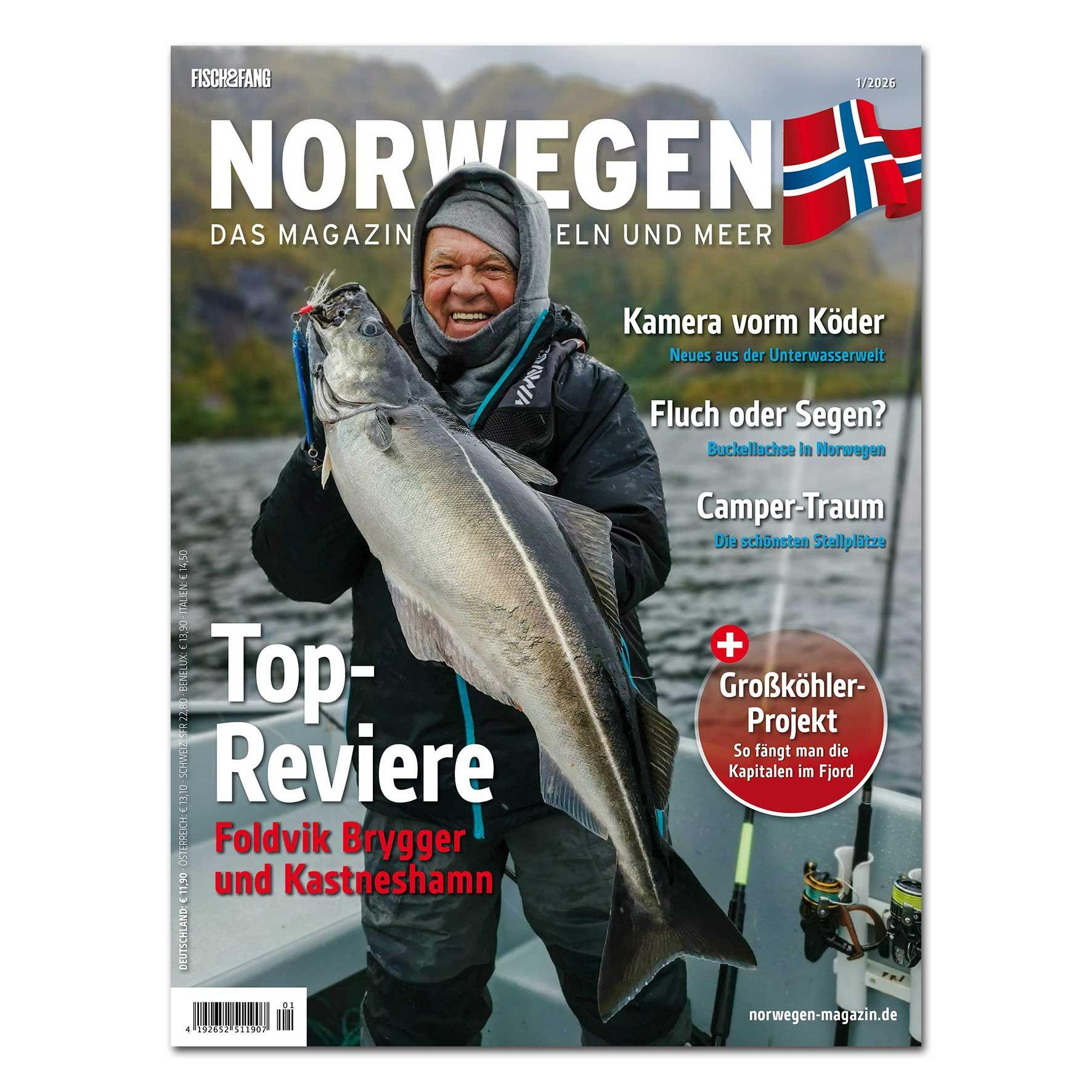 Vorderes Coverbild NORWEGEN MAGAZIN 1/26 + DVD