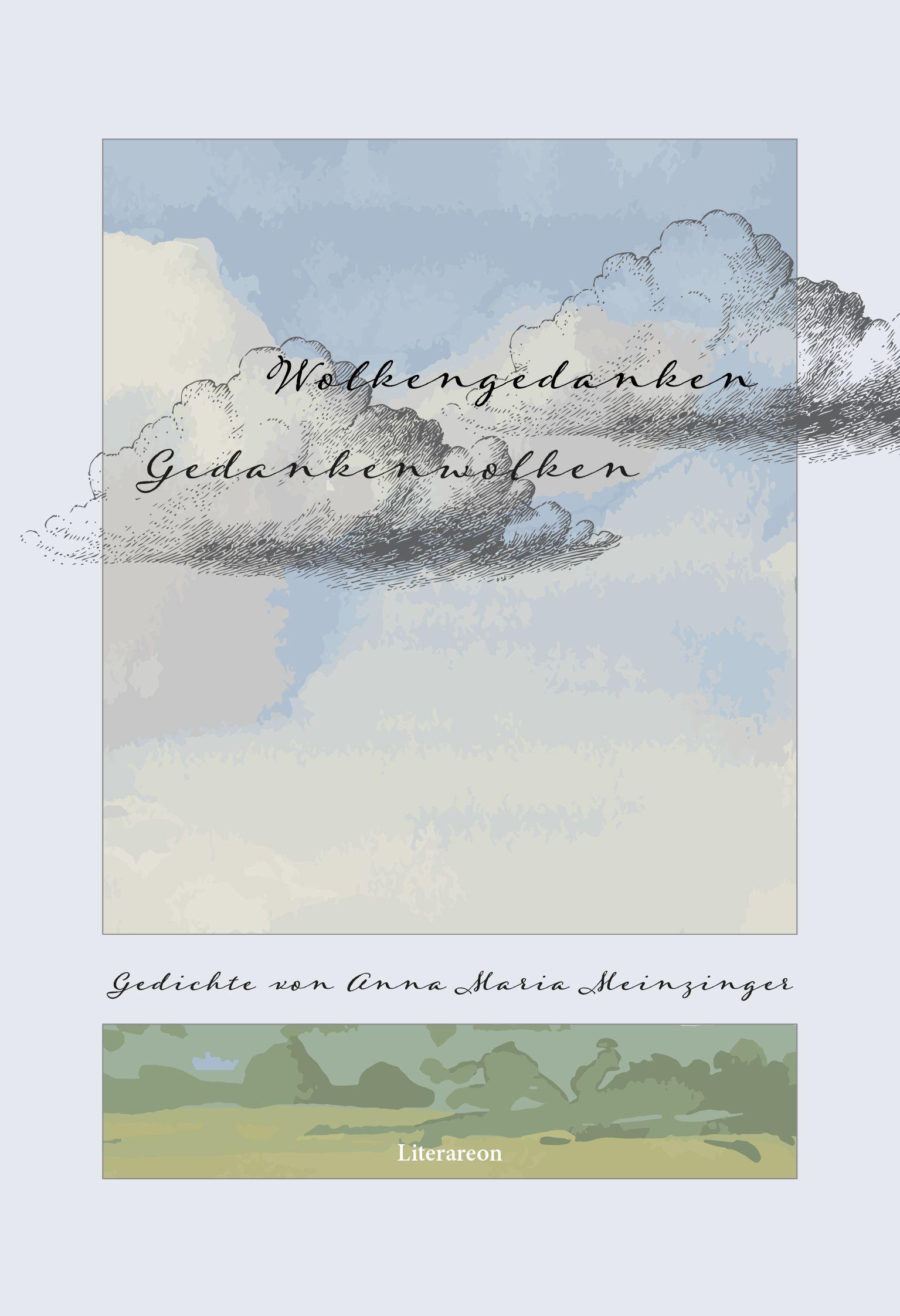 Vorderes Coverbild Wolkengedanken. Gedankenwolken.