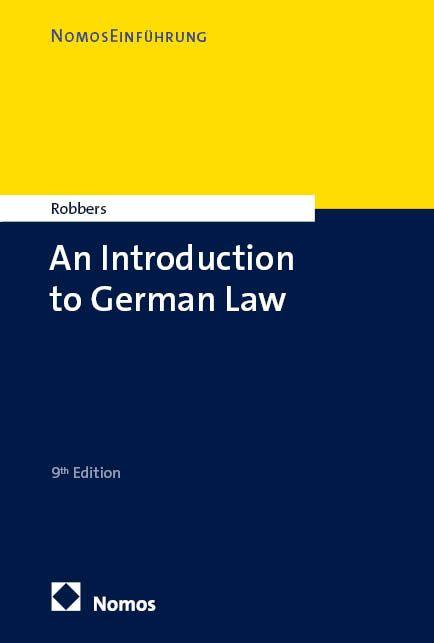 Vorderes Coverbild An Introduction to German Law
