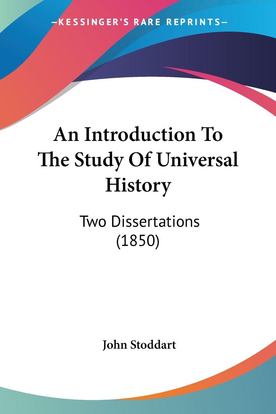 Vorderes Coverbild An Introduction To The Study Of Universal History