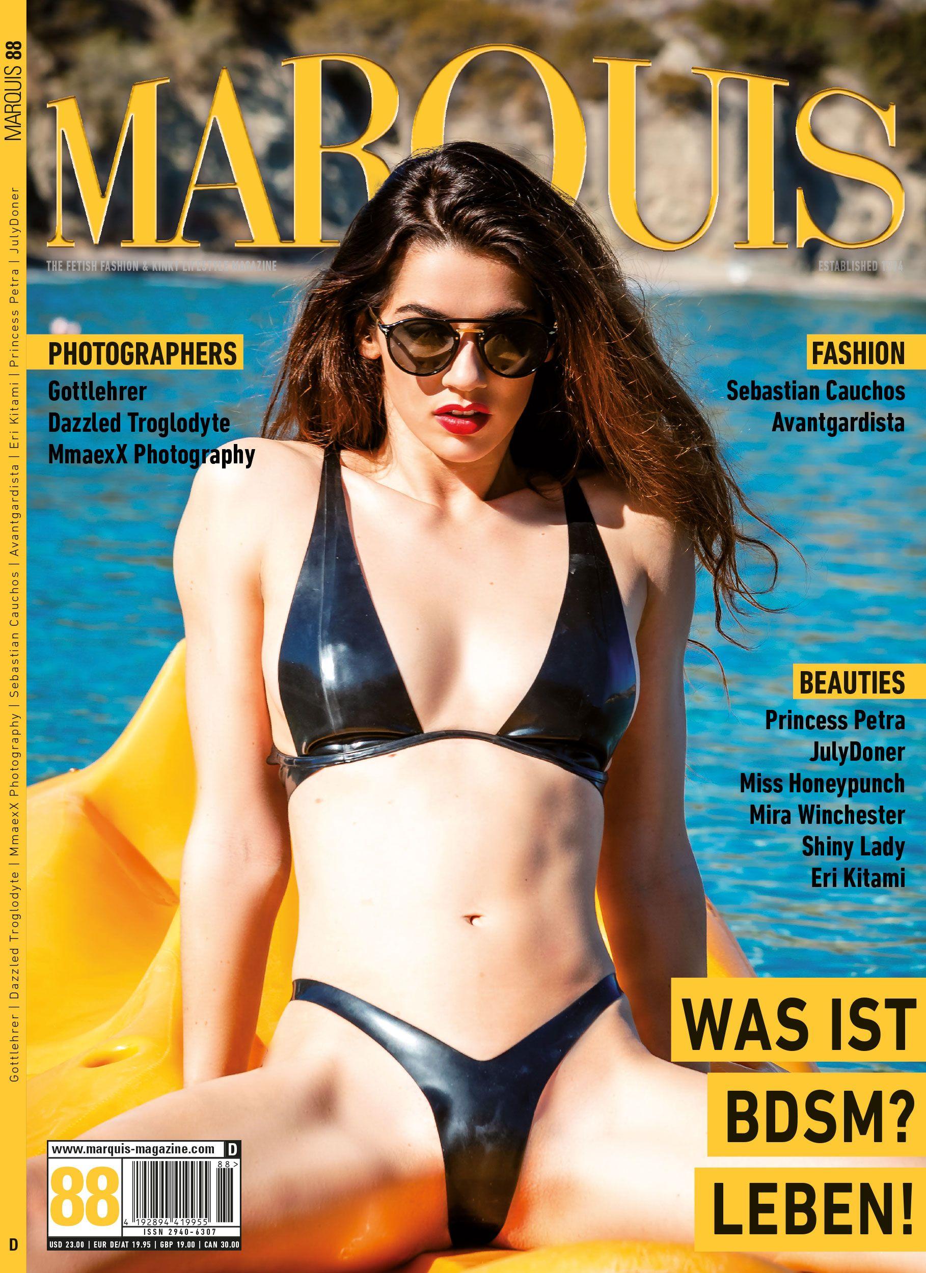 Vorderes Coverbild MARQUIS Magazine No. 88 - Fetish, Fashion, Latex & Lifestyle -- Deutsche Ausgabe
