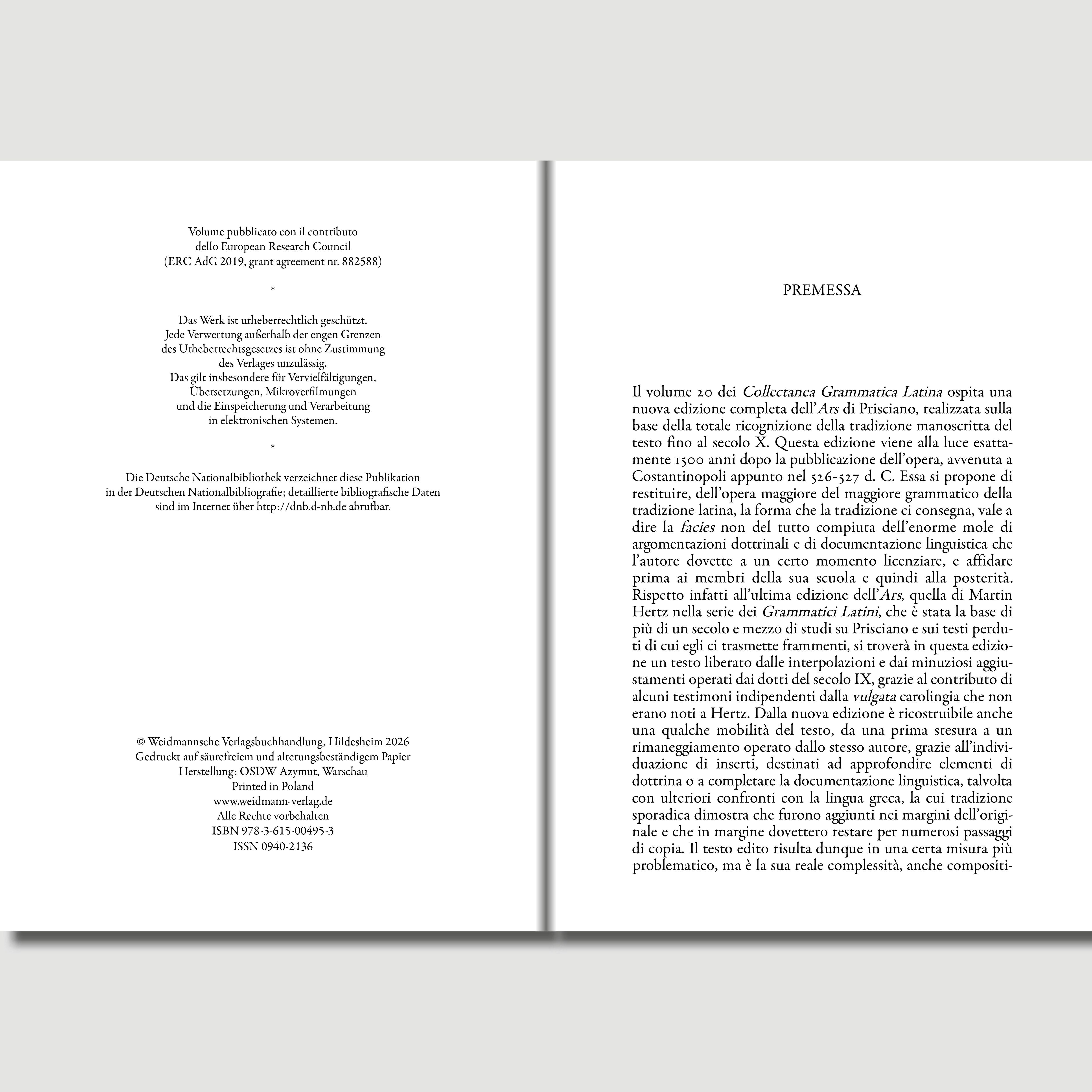 Beispielinhalt (Bild) Prisciani Caesariensis Ars. Introduzione 1