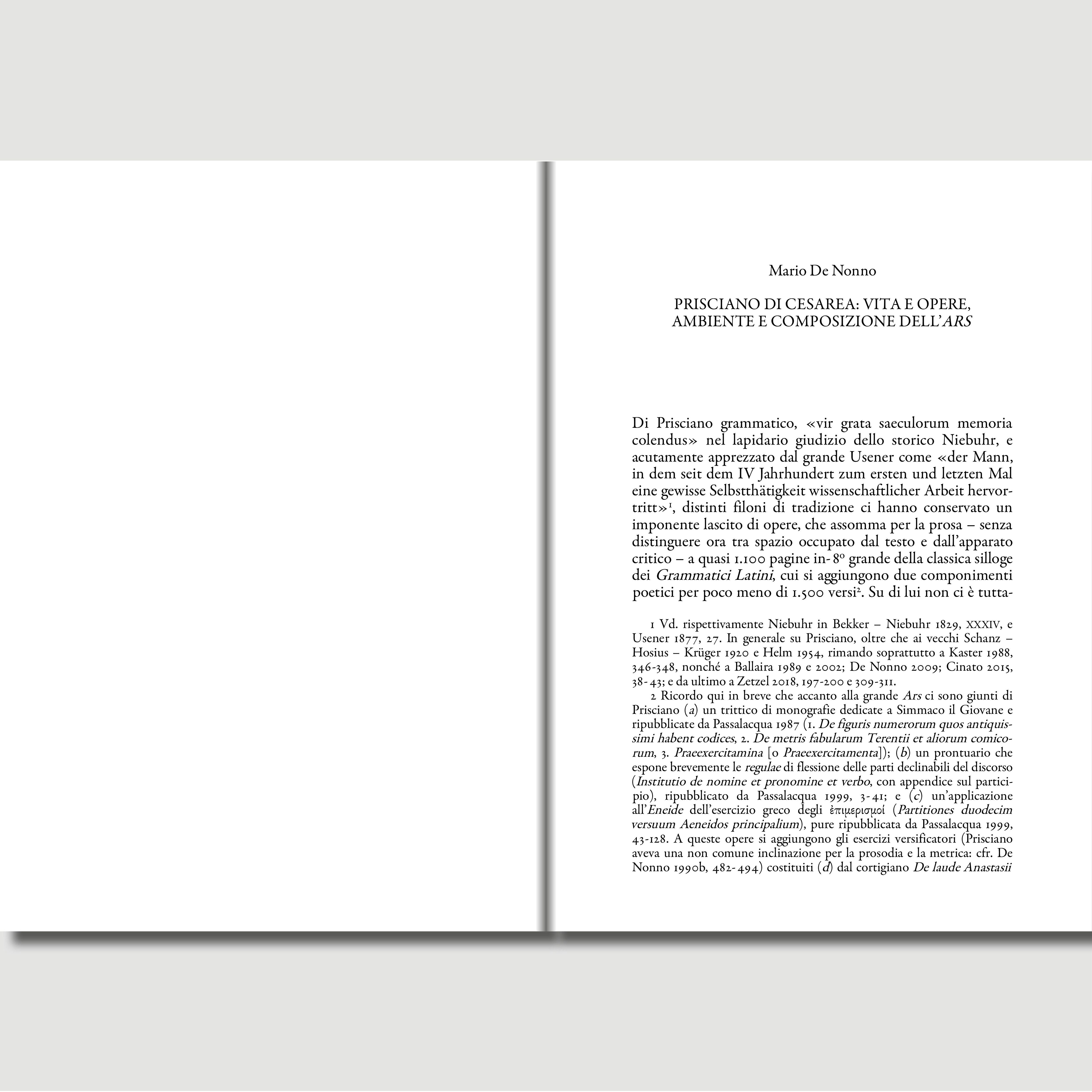 Beispielinhalt (Bild) Prisciani Caesariensis Ars. Introduzione 1